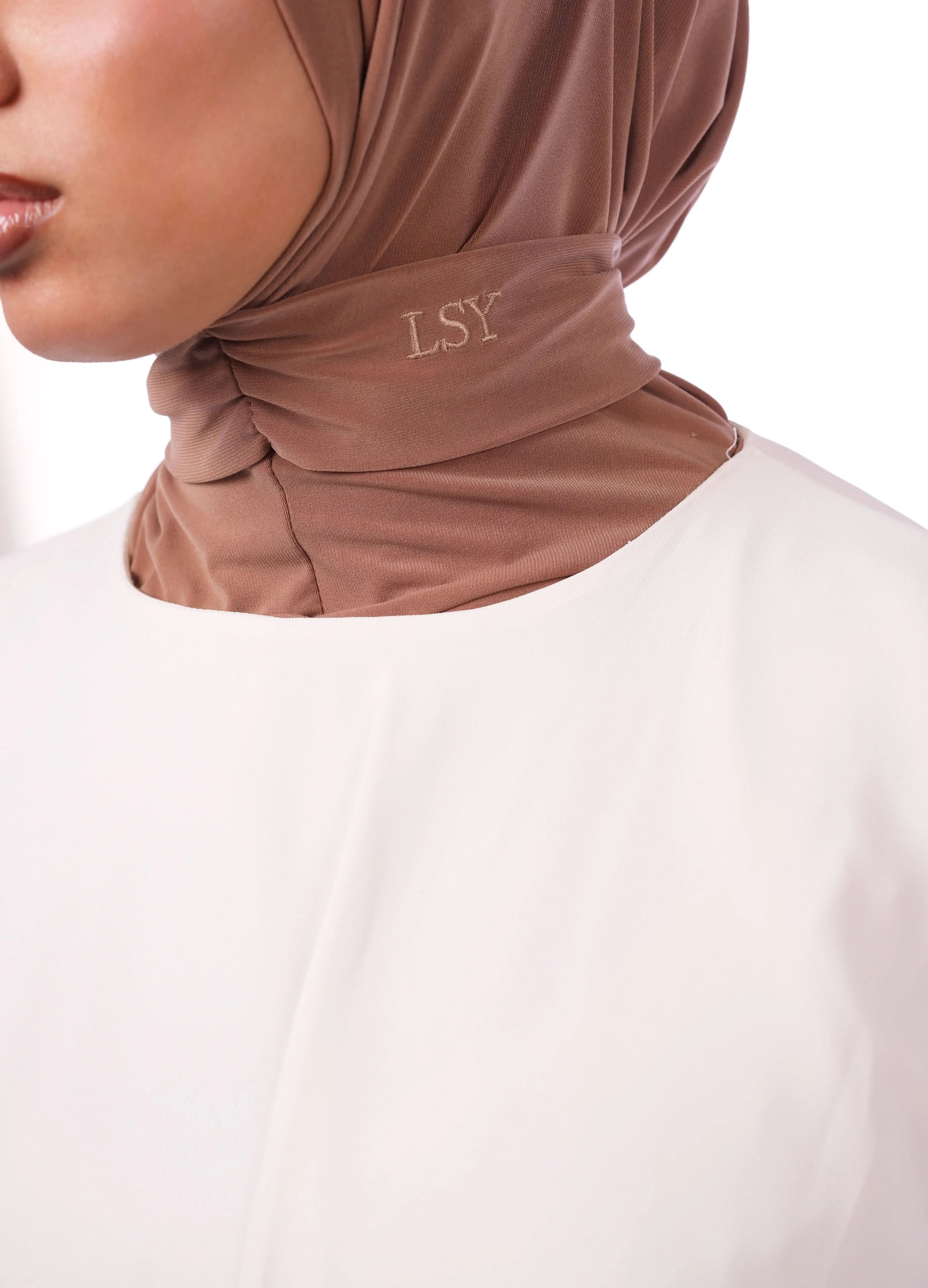 Instant Hijab - sand - Losyana.Shop