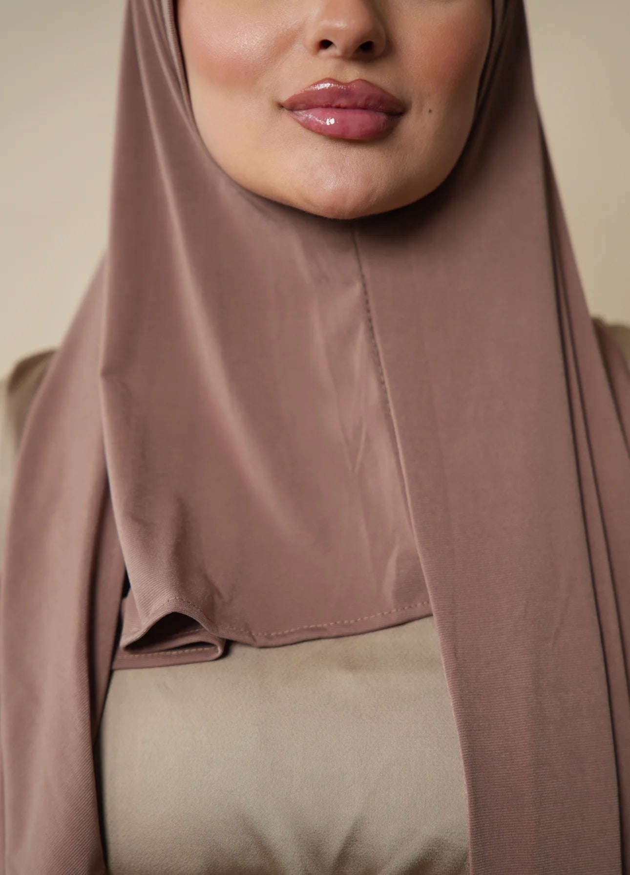 Premium Jersey to go - nude brown