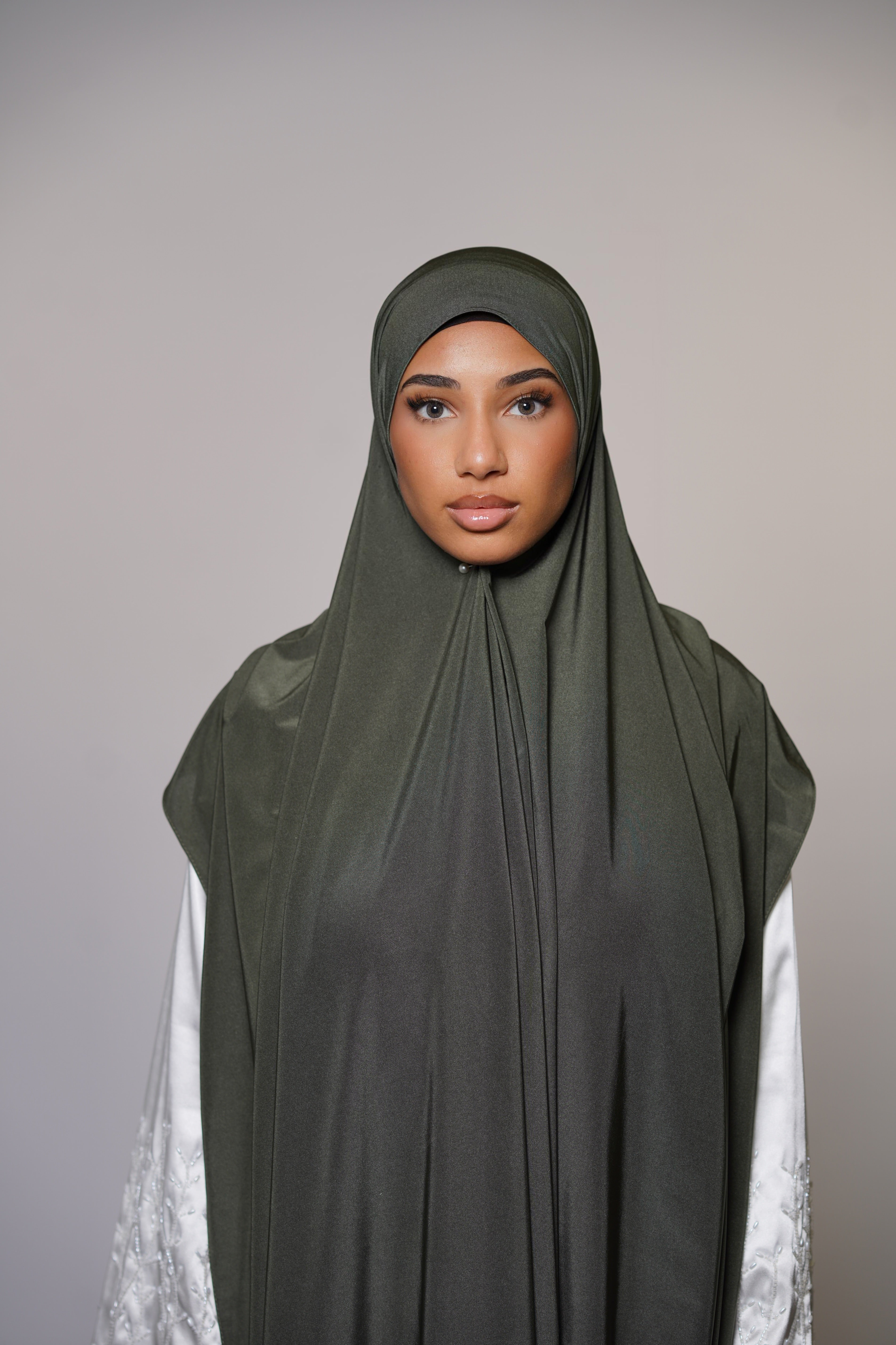 Satin Premium Jersey - khaki green