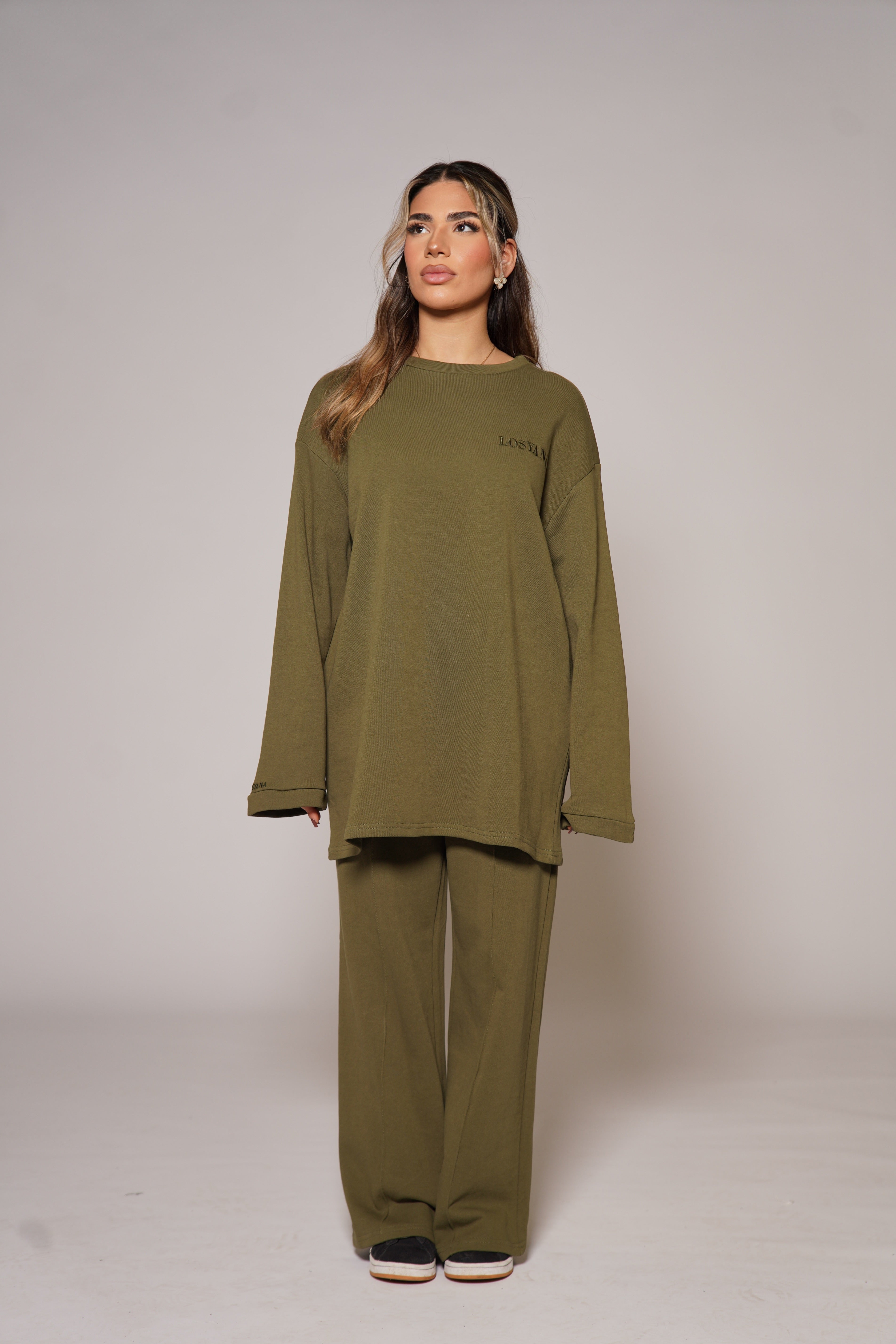 Lounge and Gym set - khaki green