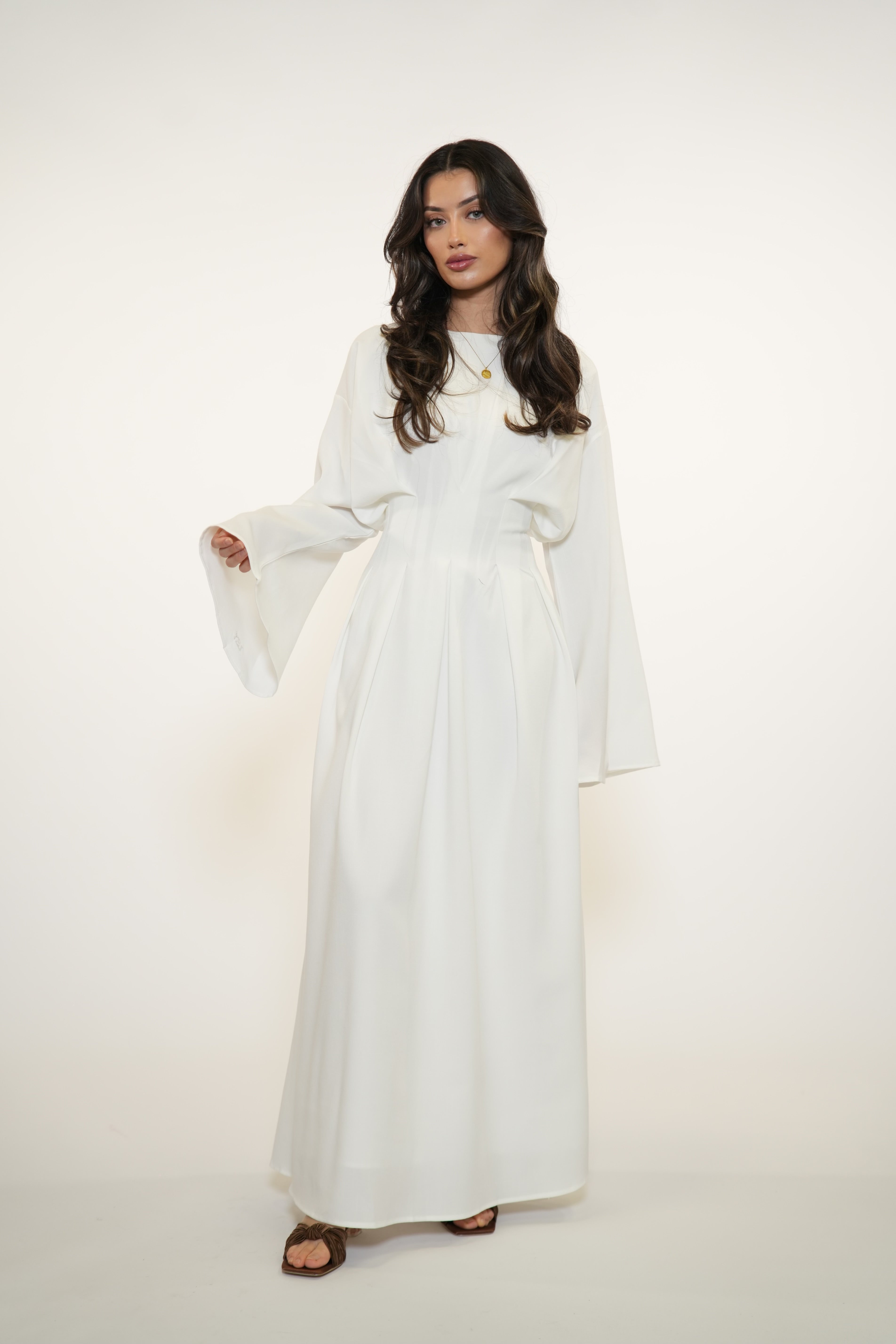 LA BALLEZA CORSET DRESS - WHITE
