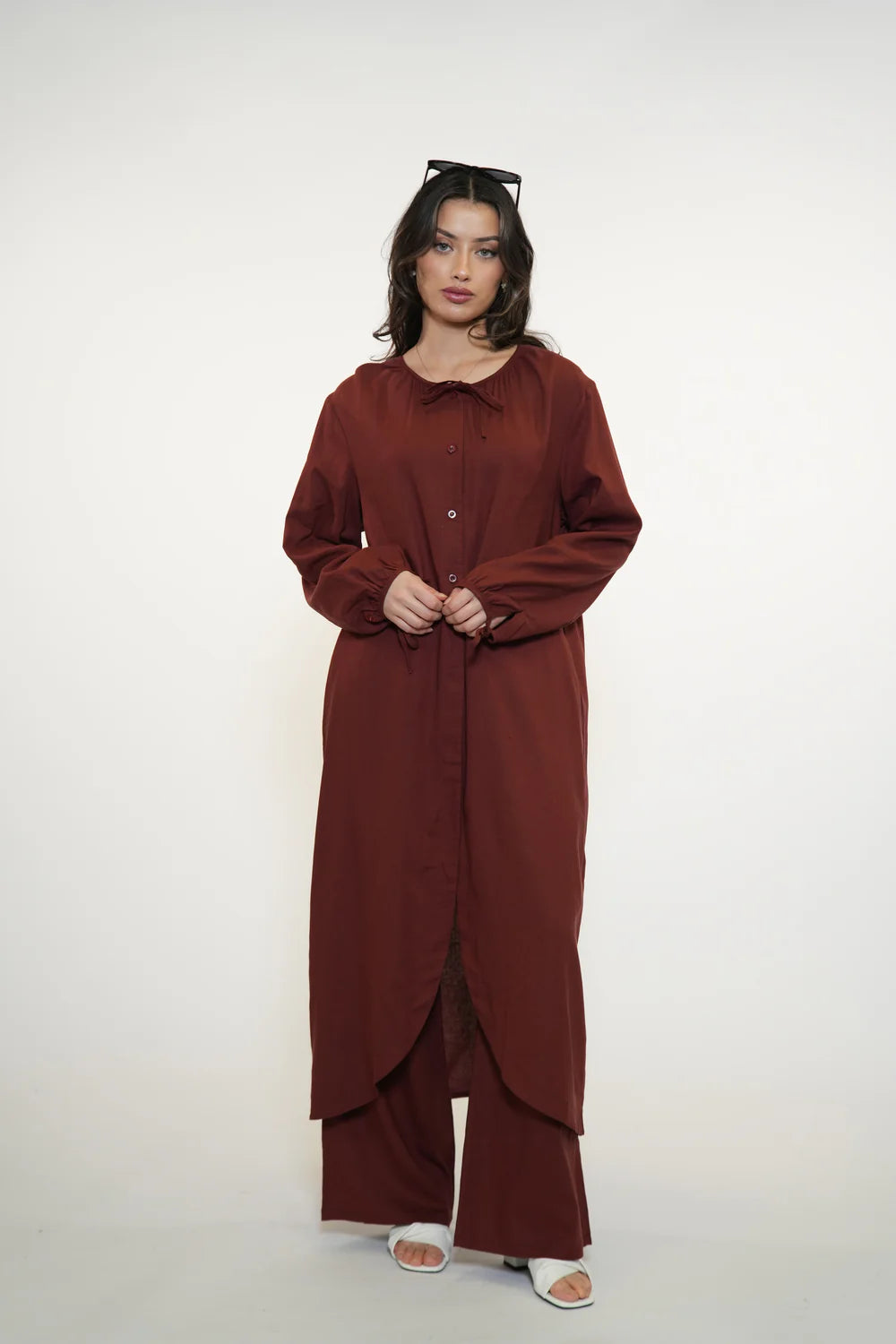 MEDITERRANEAN BREEZE SET - MAROON
