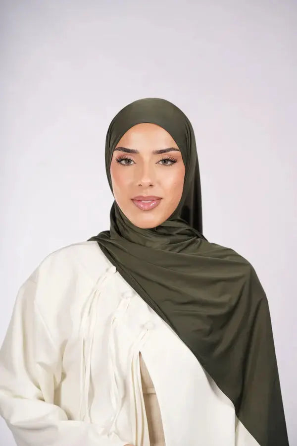 Liquid Jersey - Army Green - Losyana.nl