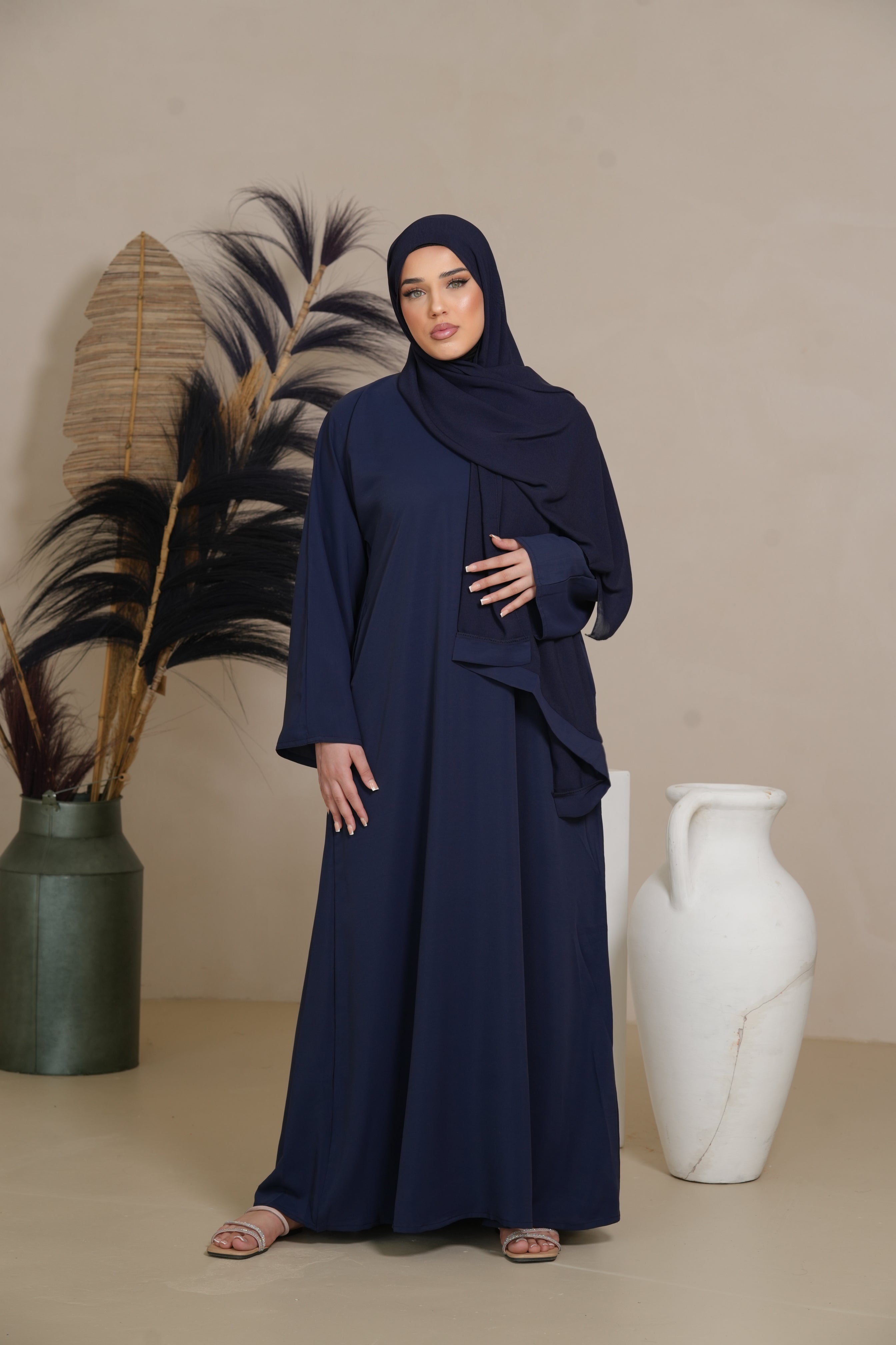 DXB Daily Abaya - royal Blue