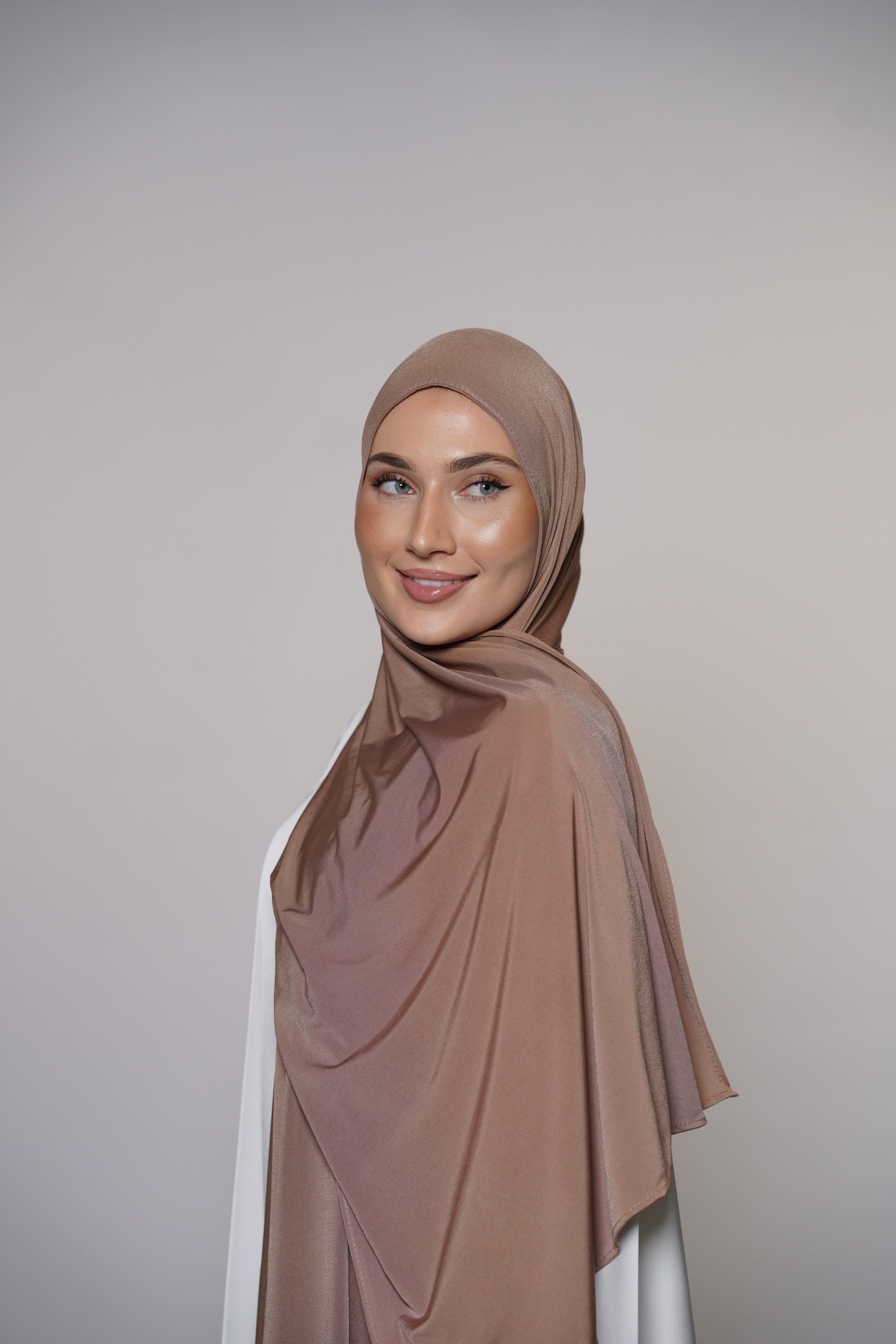 Satin Premium Jersey - cappuccino