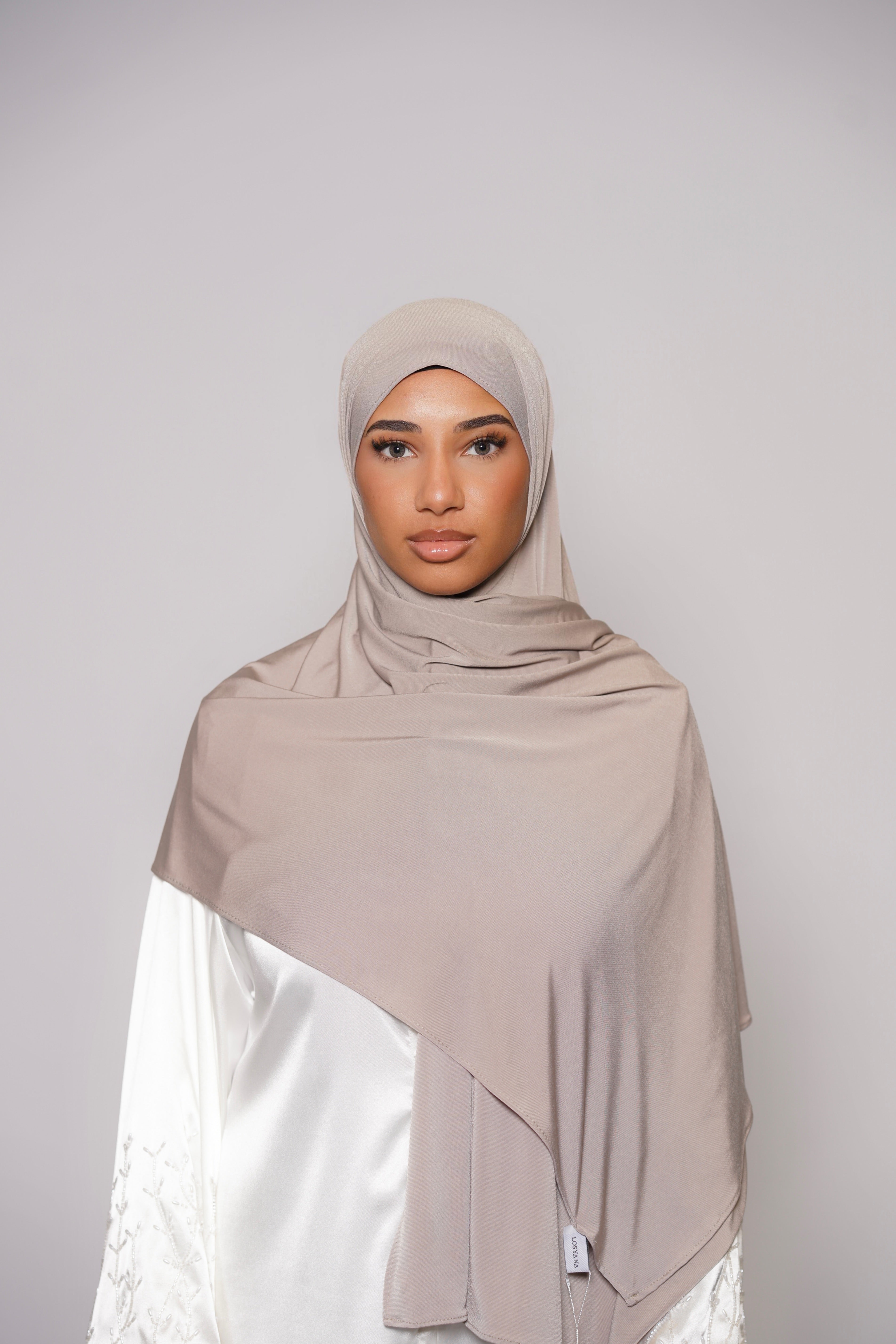 Satin Premium Jersey - ashy beige