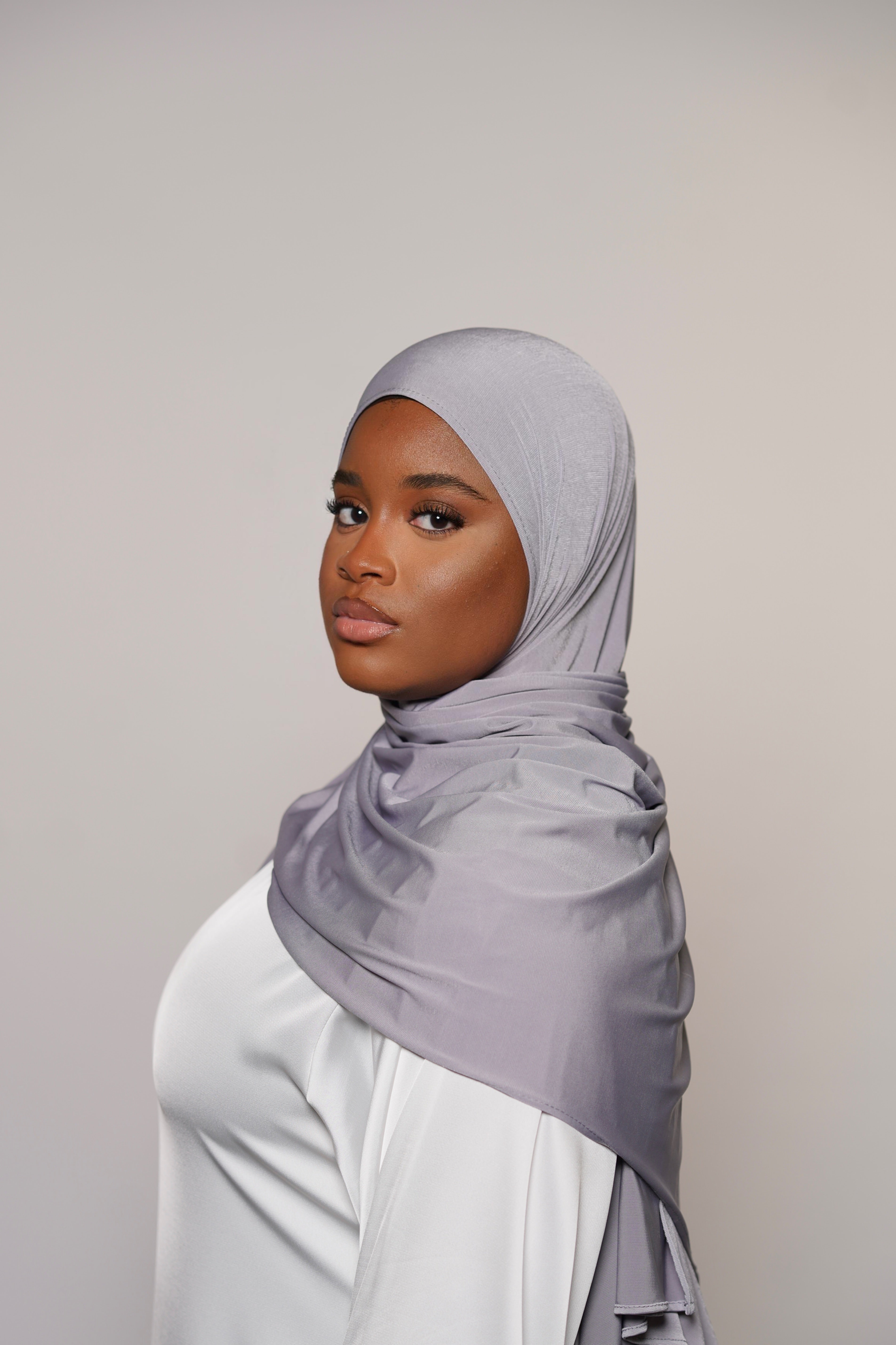 Satin Premium Jersey - silver