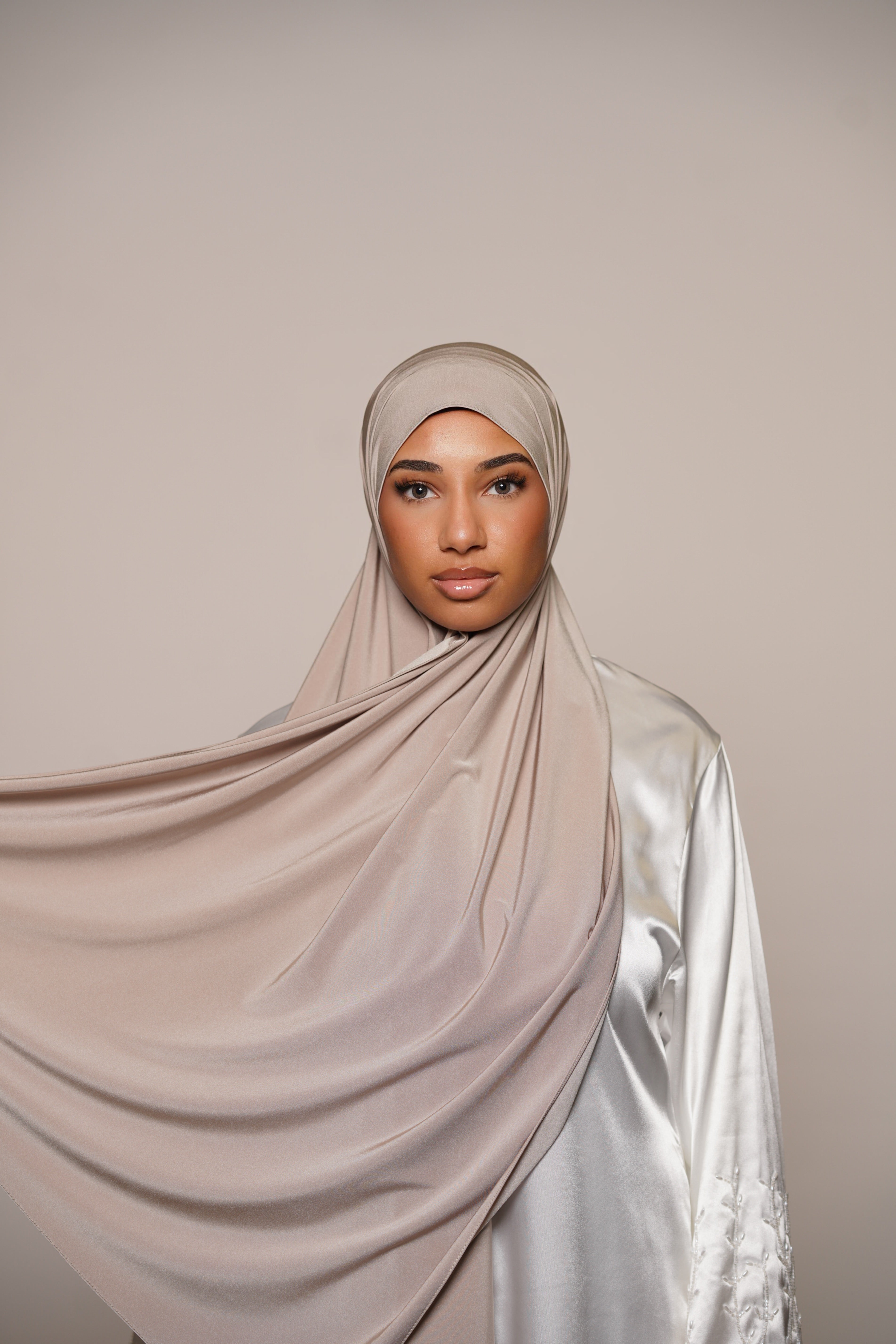 Satin Premium Jersey - creme beige