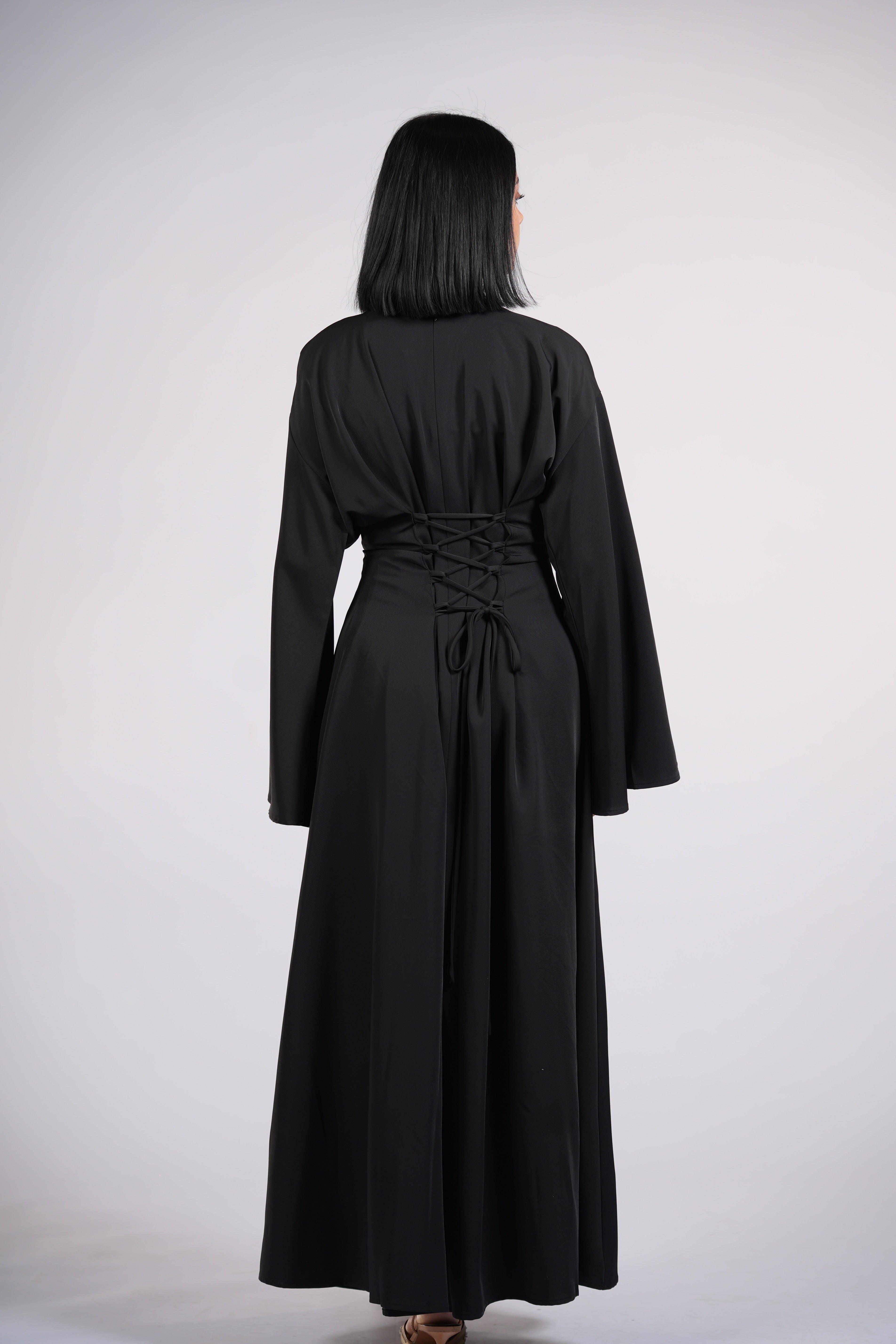 the corset dress - black
