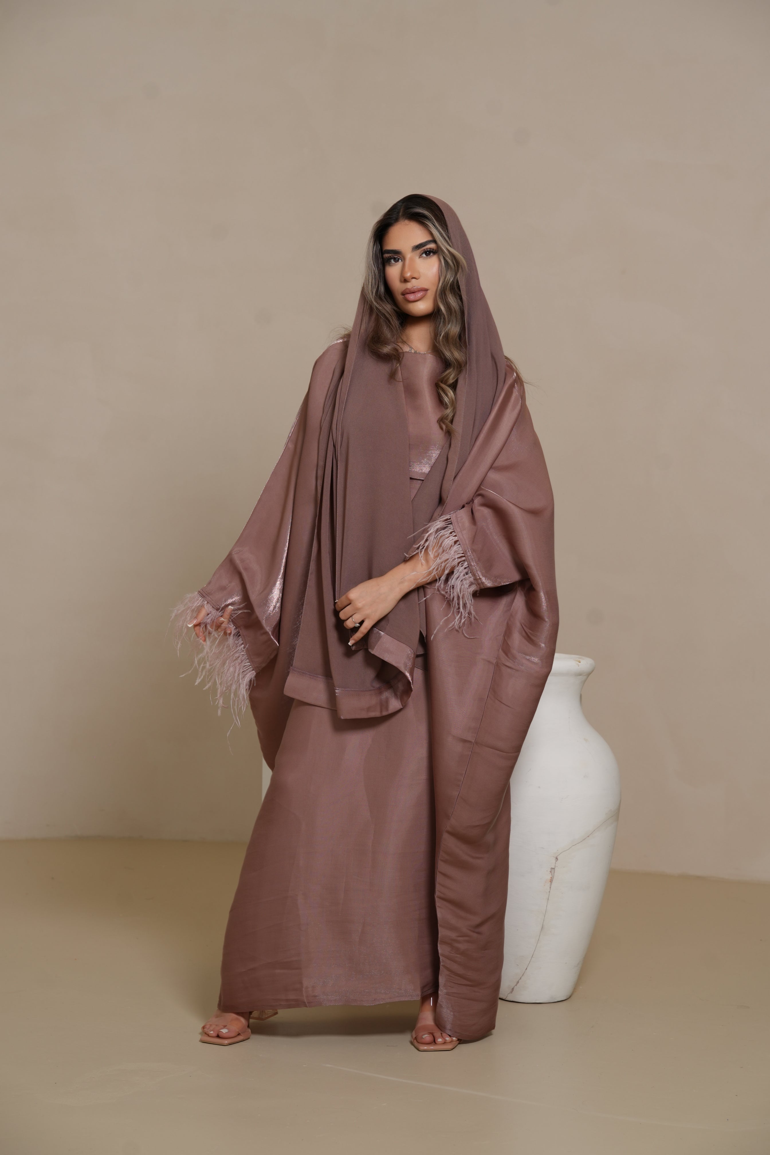 DXB Farasha Abaya - Velvet