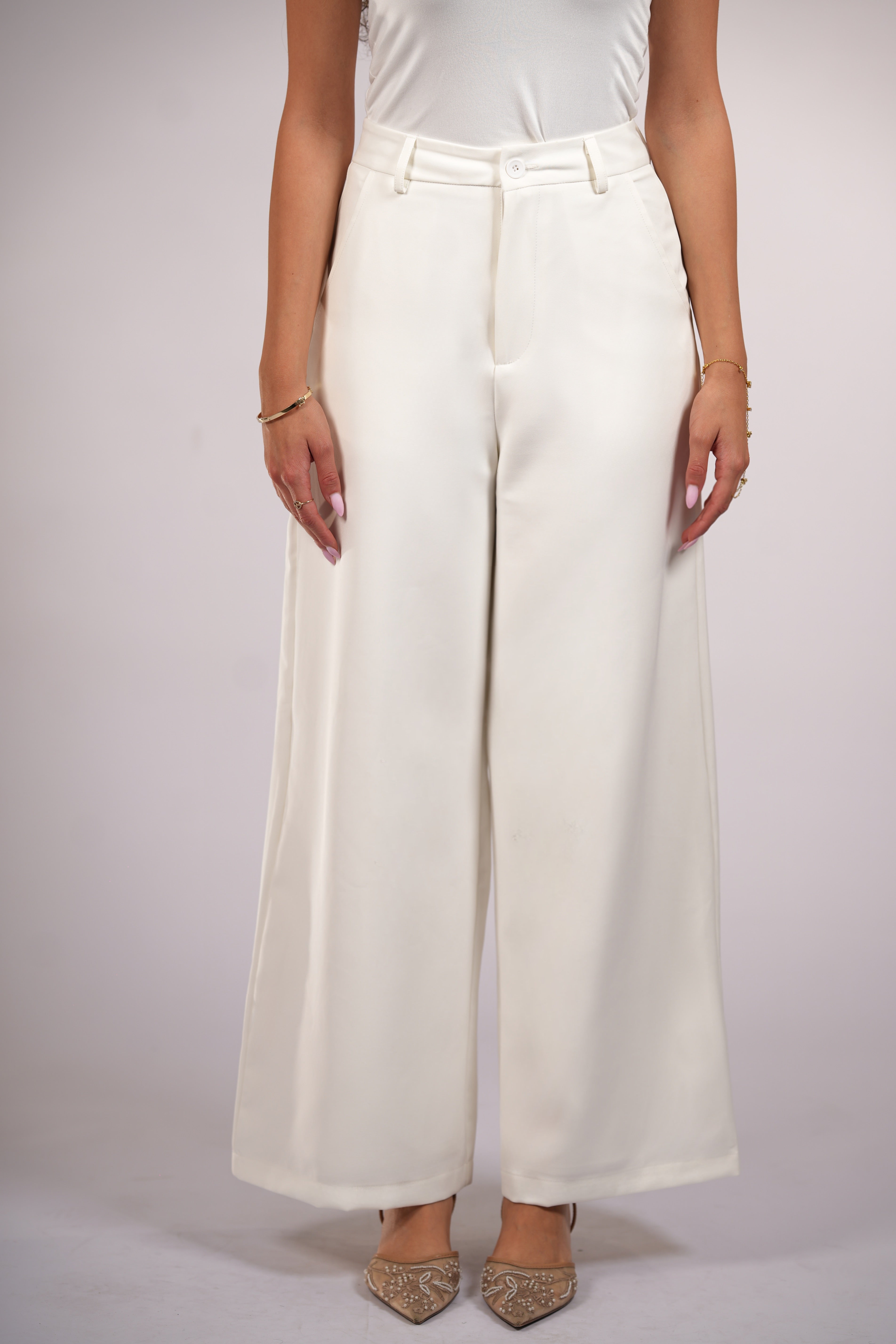 the palais pants - white