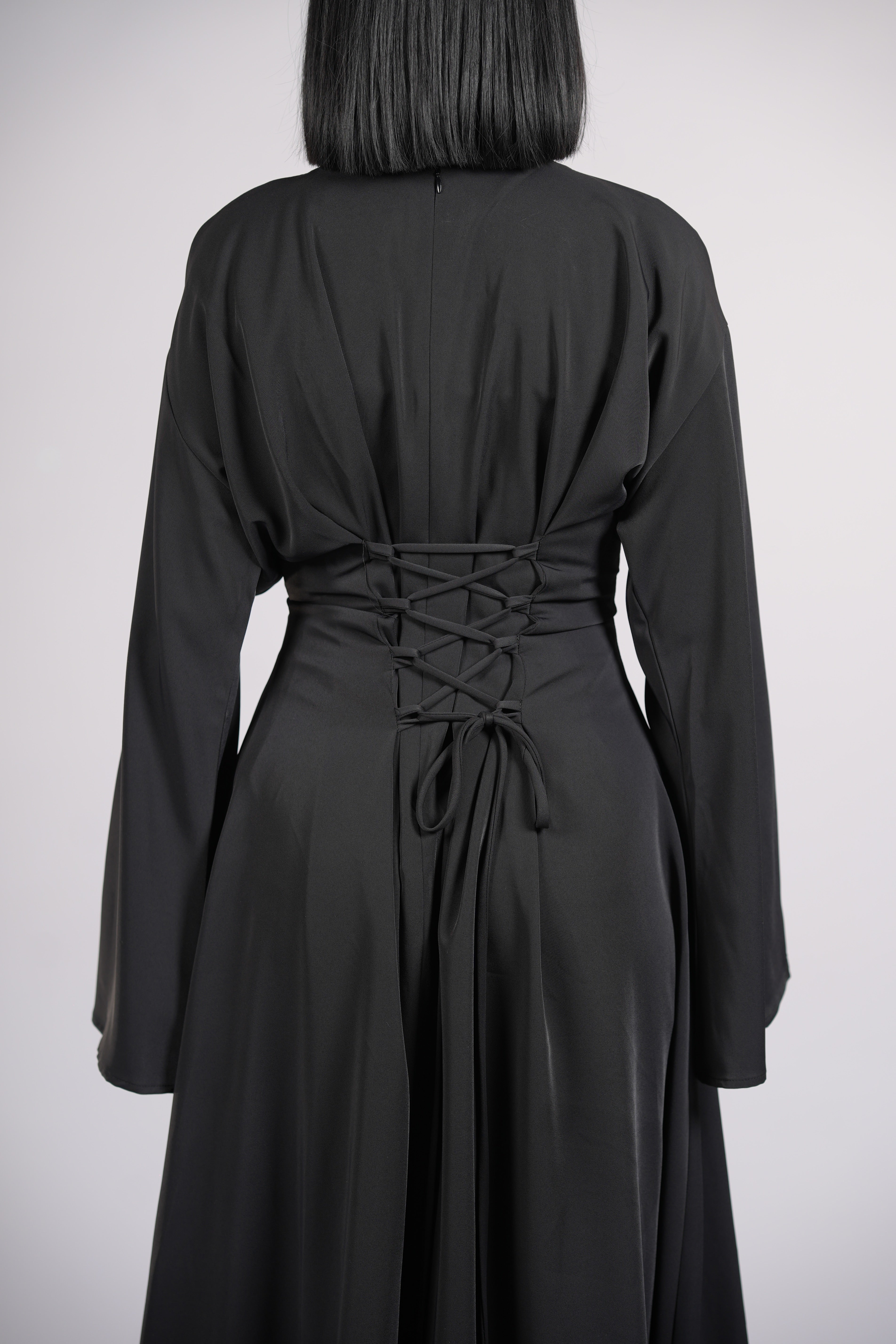 the corset dress - black