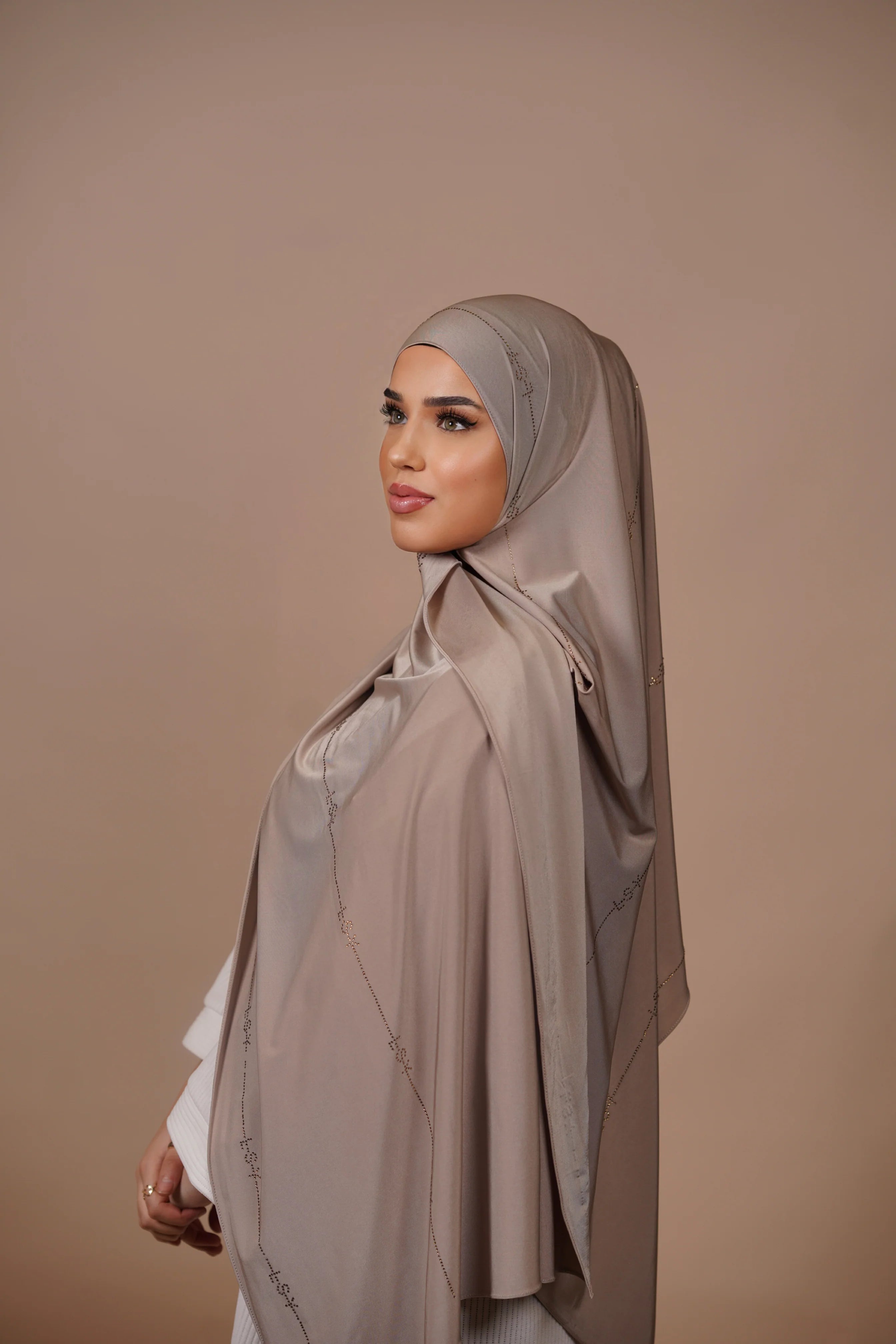 LSY Satin Premium Jersey - dark beige