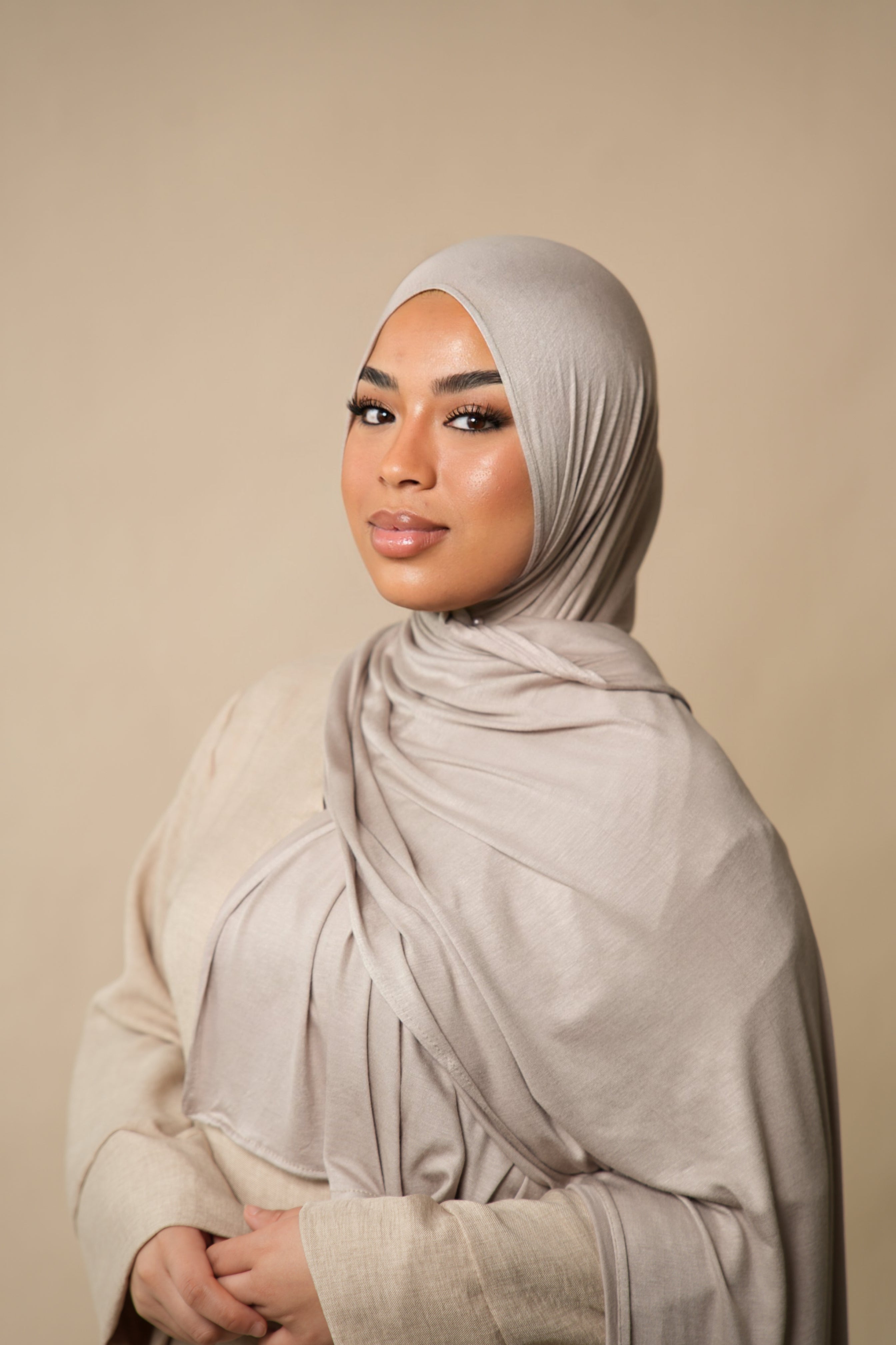 Bamboo Jersey - ashy beige