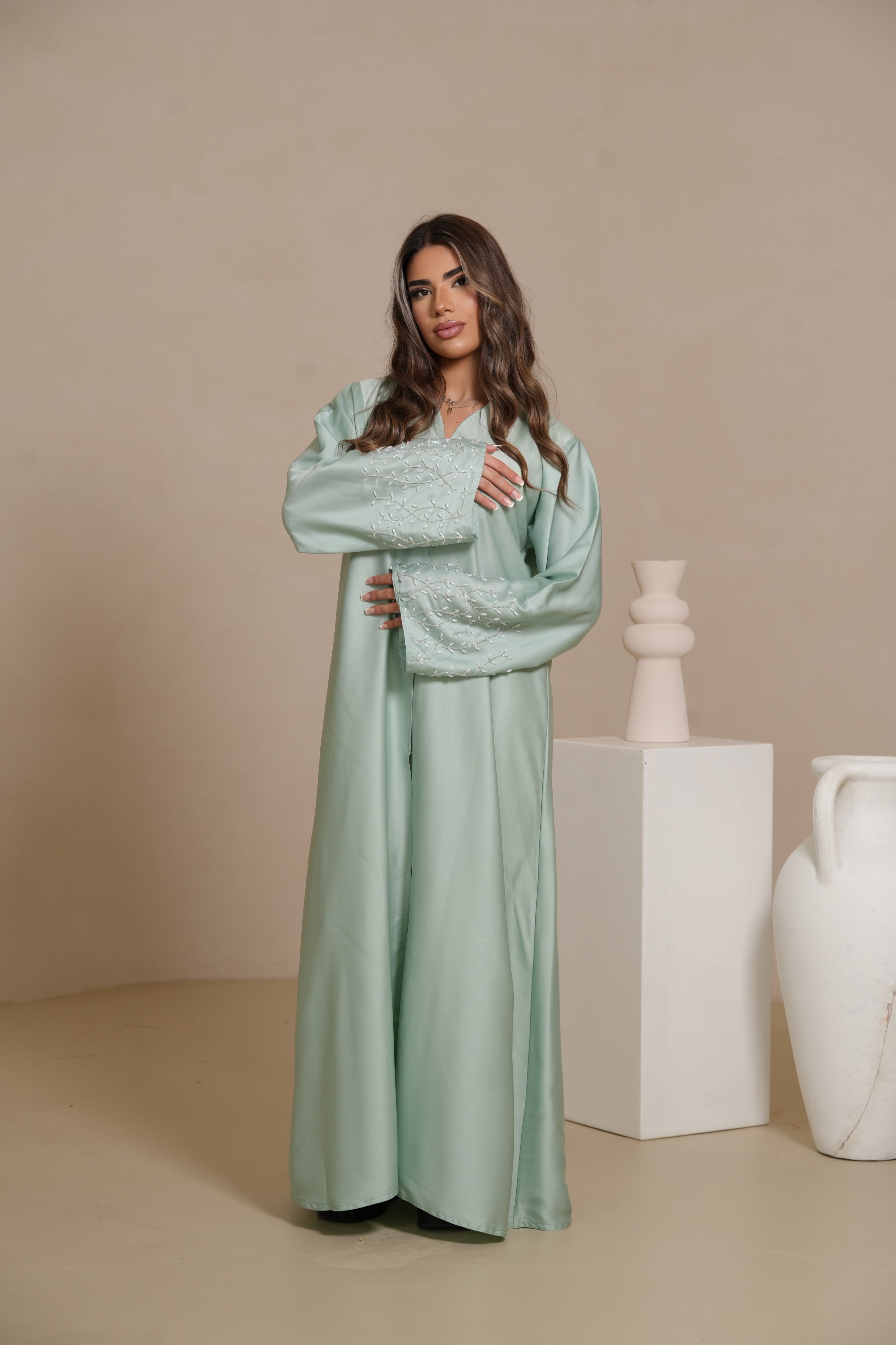 DXB Mira Abaya - mint