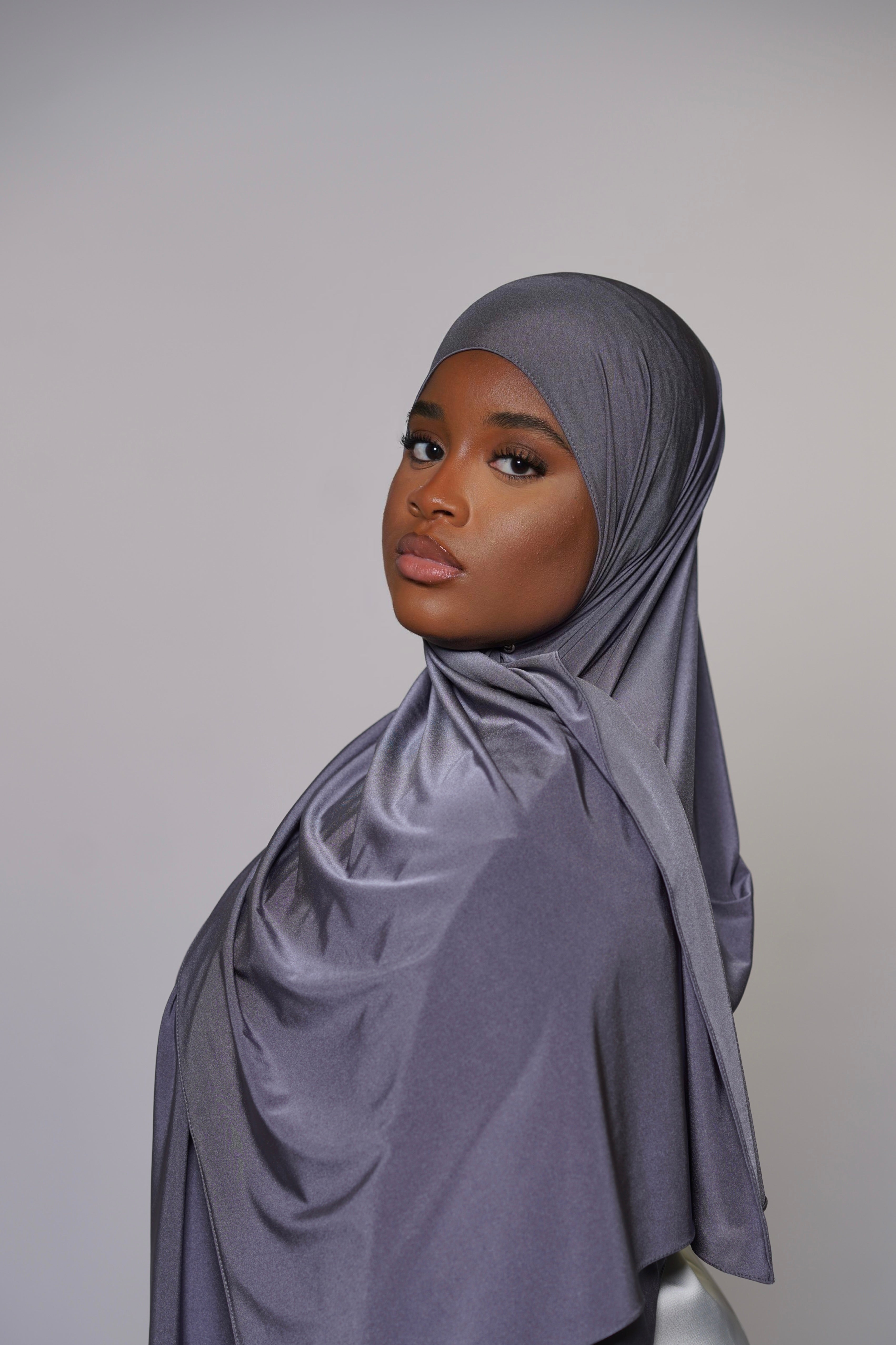 Satin Premium Jersey - dark grey