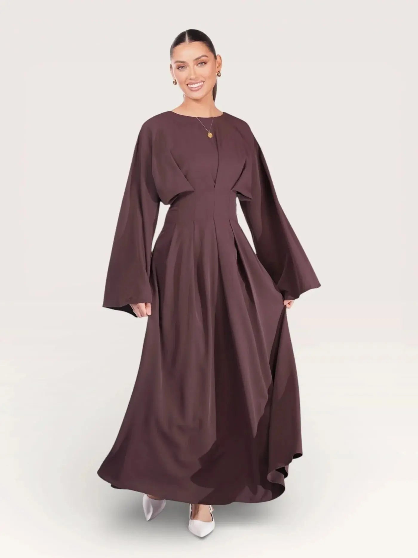 the corset dress - Coffee