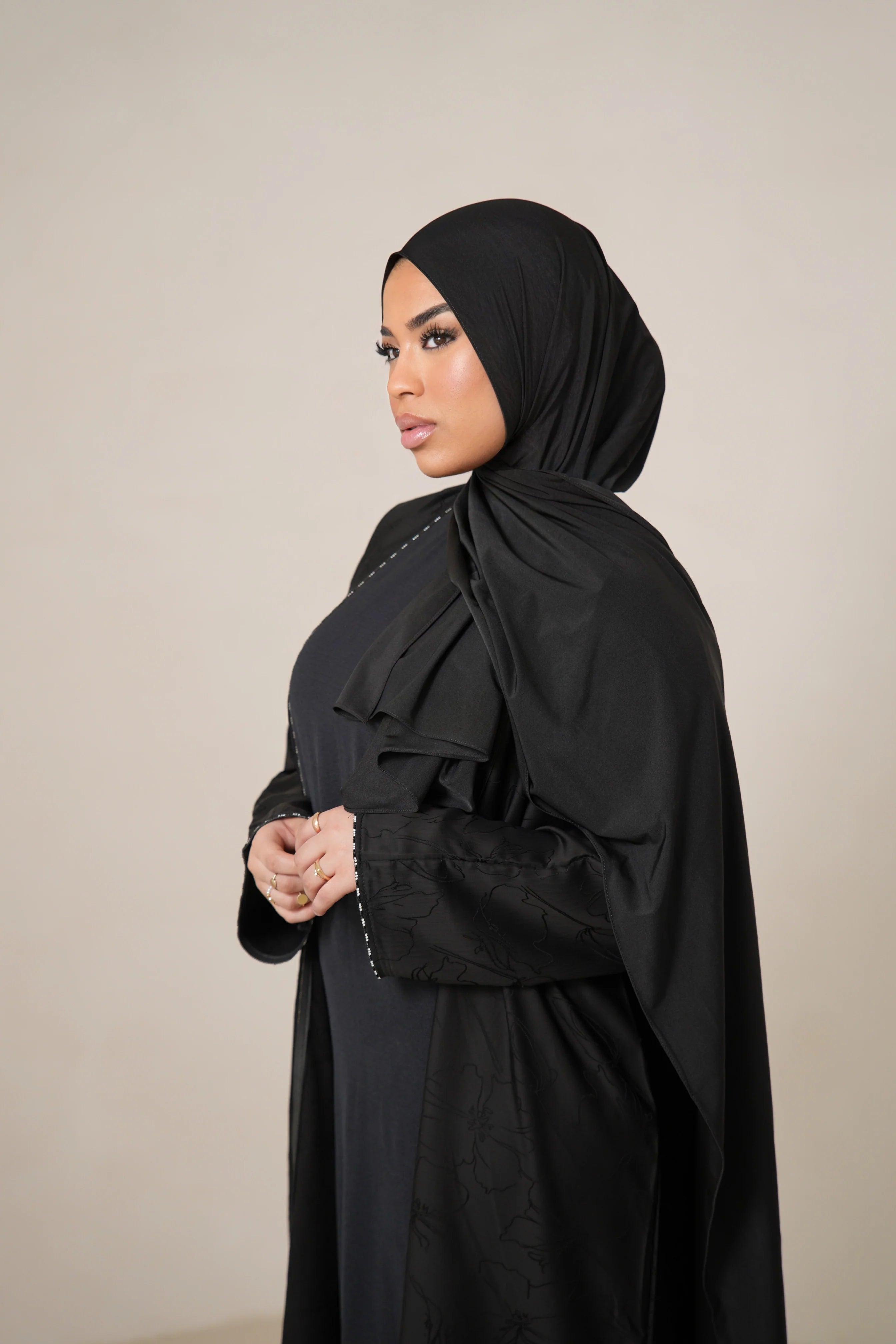 Emirate abaya - Black