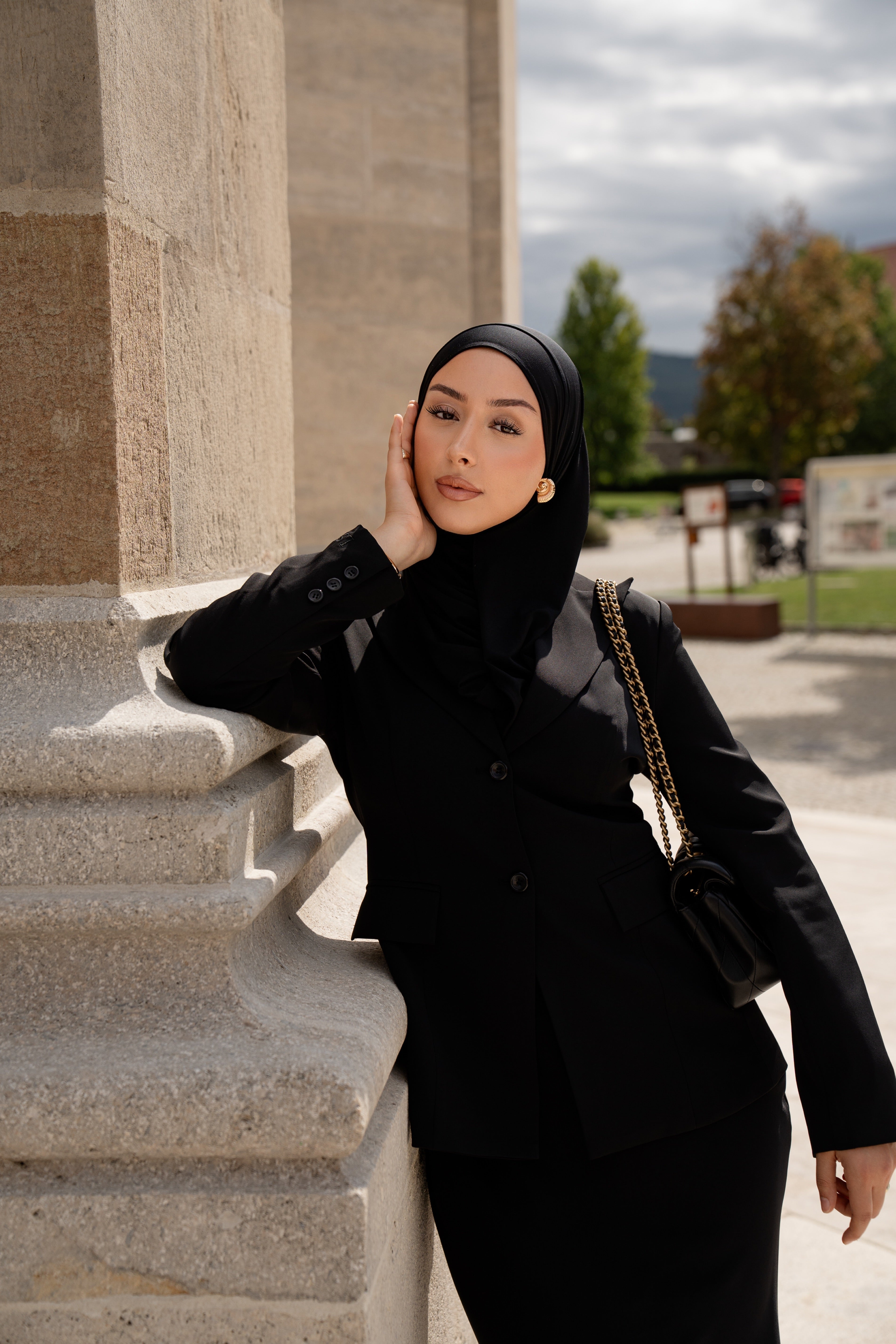 the palais blazer - black