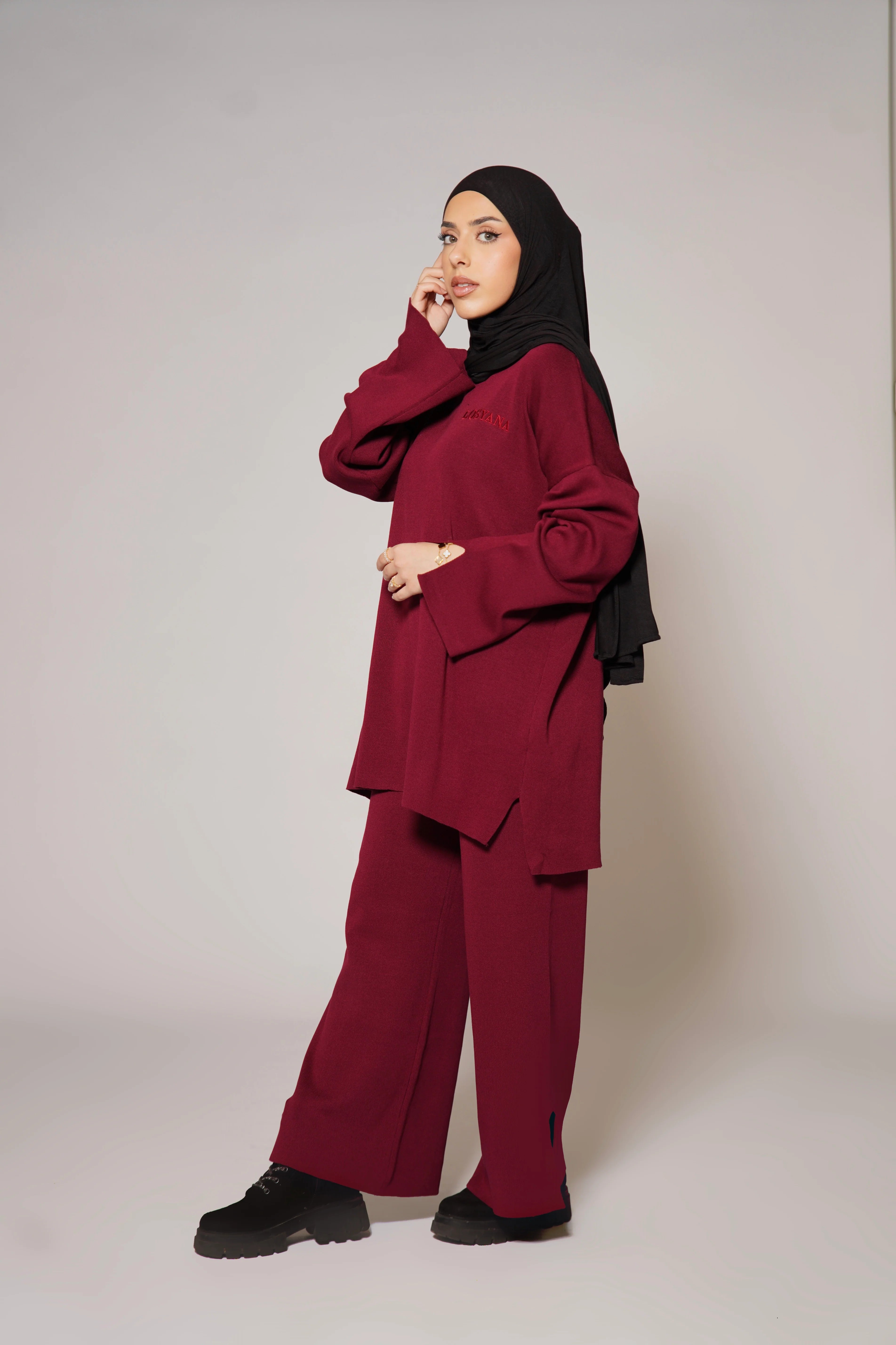 Signature Cotton Set - Bordeaux