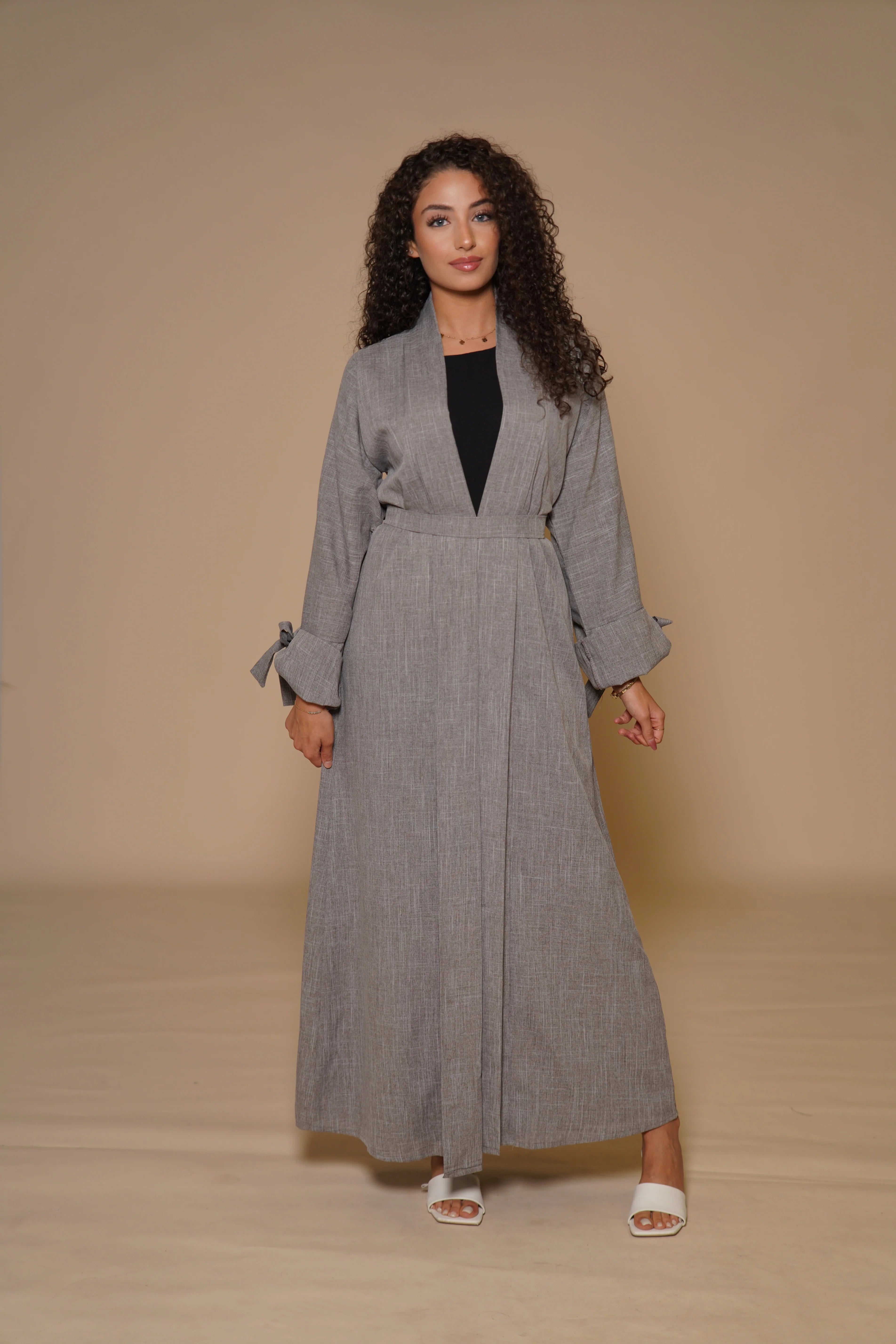 Dubai Linen set - Grey