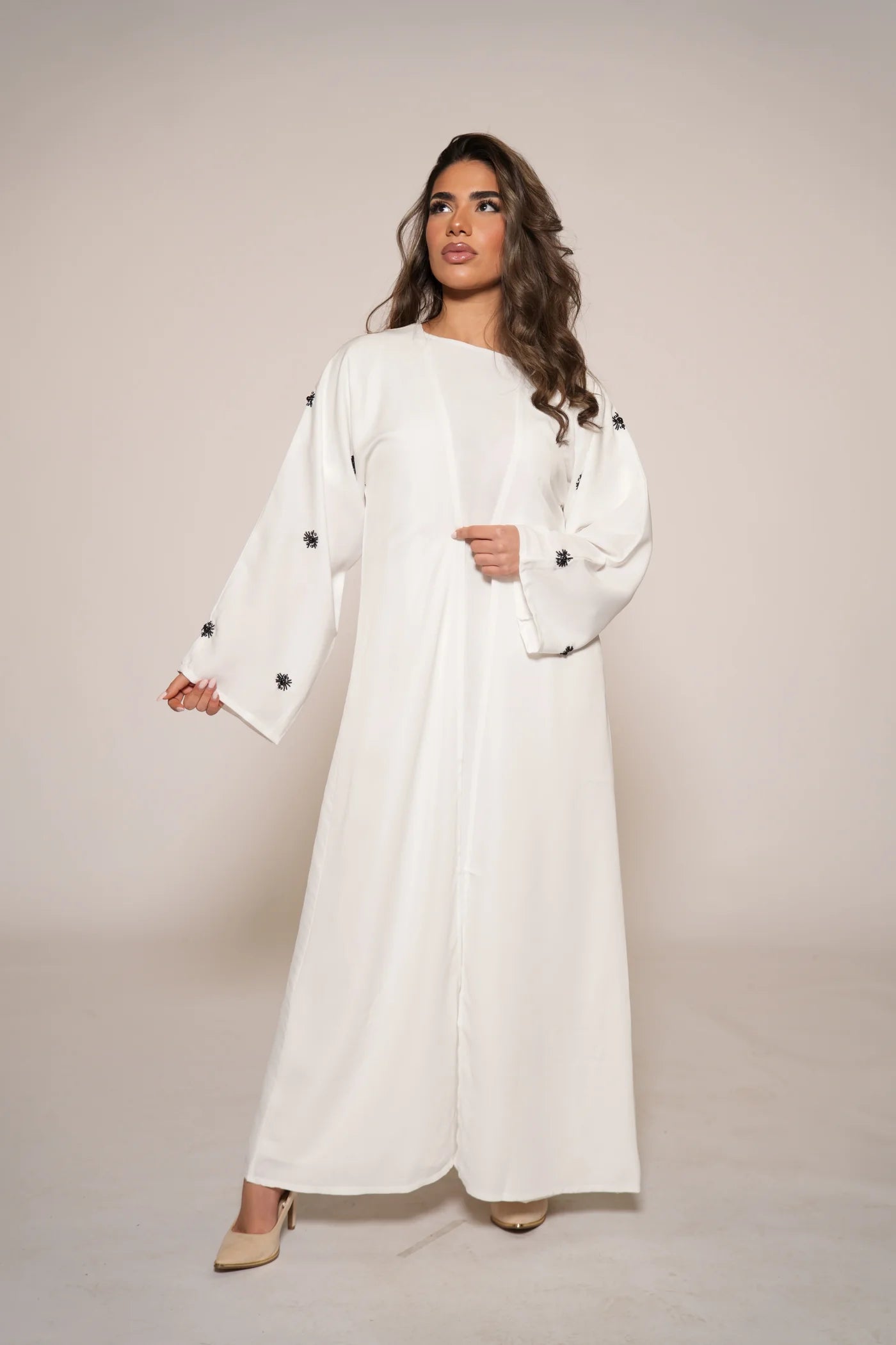 Star Daily Abaya - White