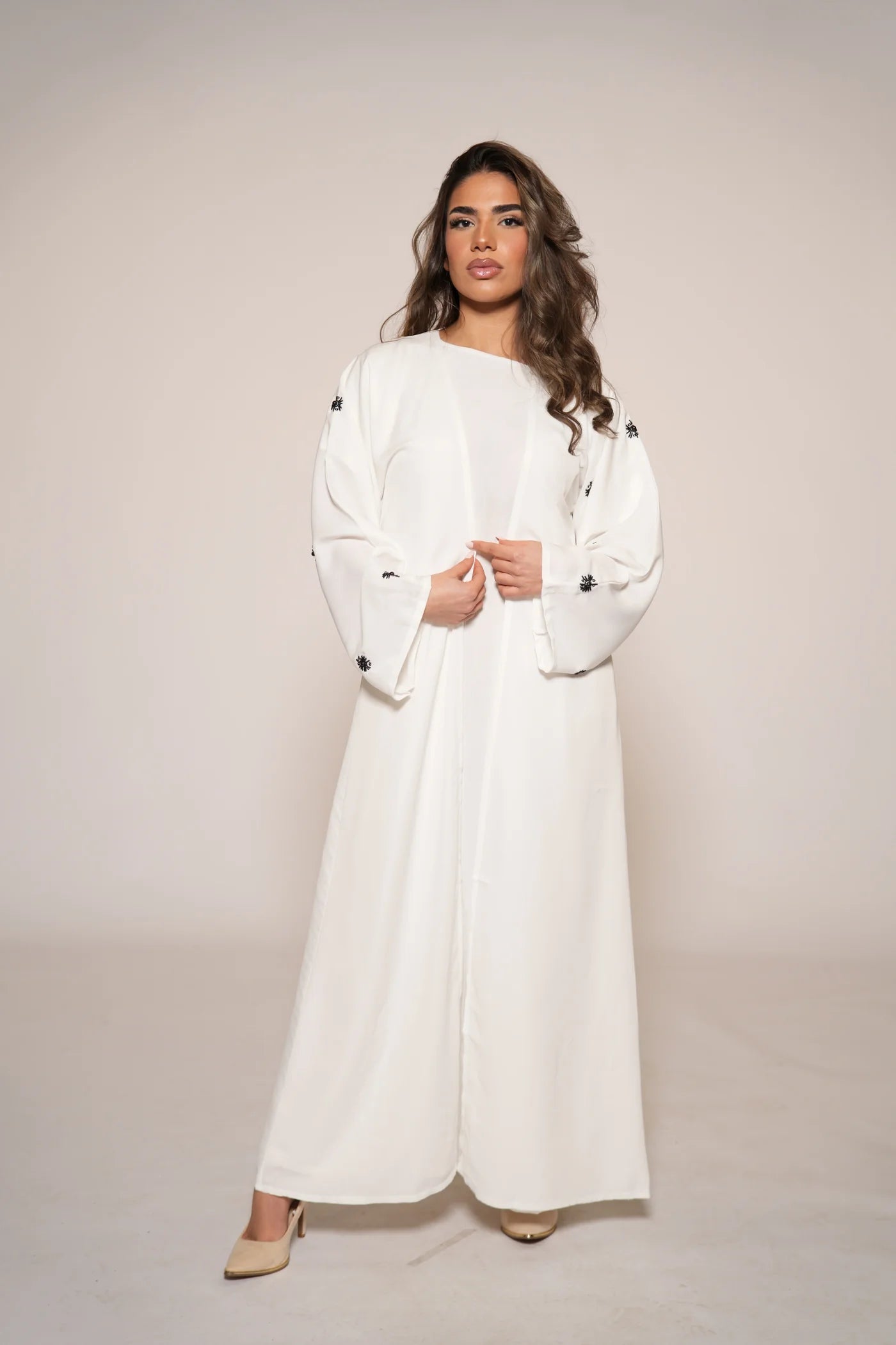 Star Daily Abaya - White