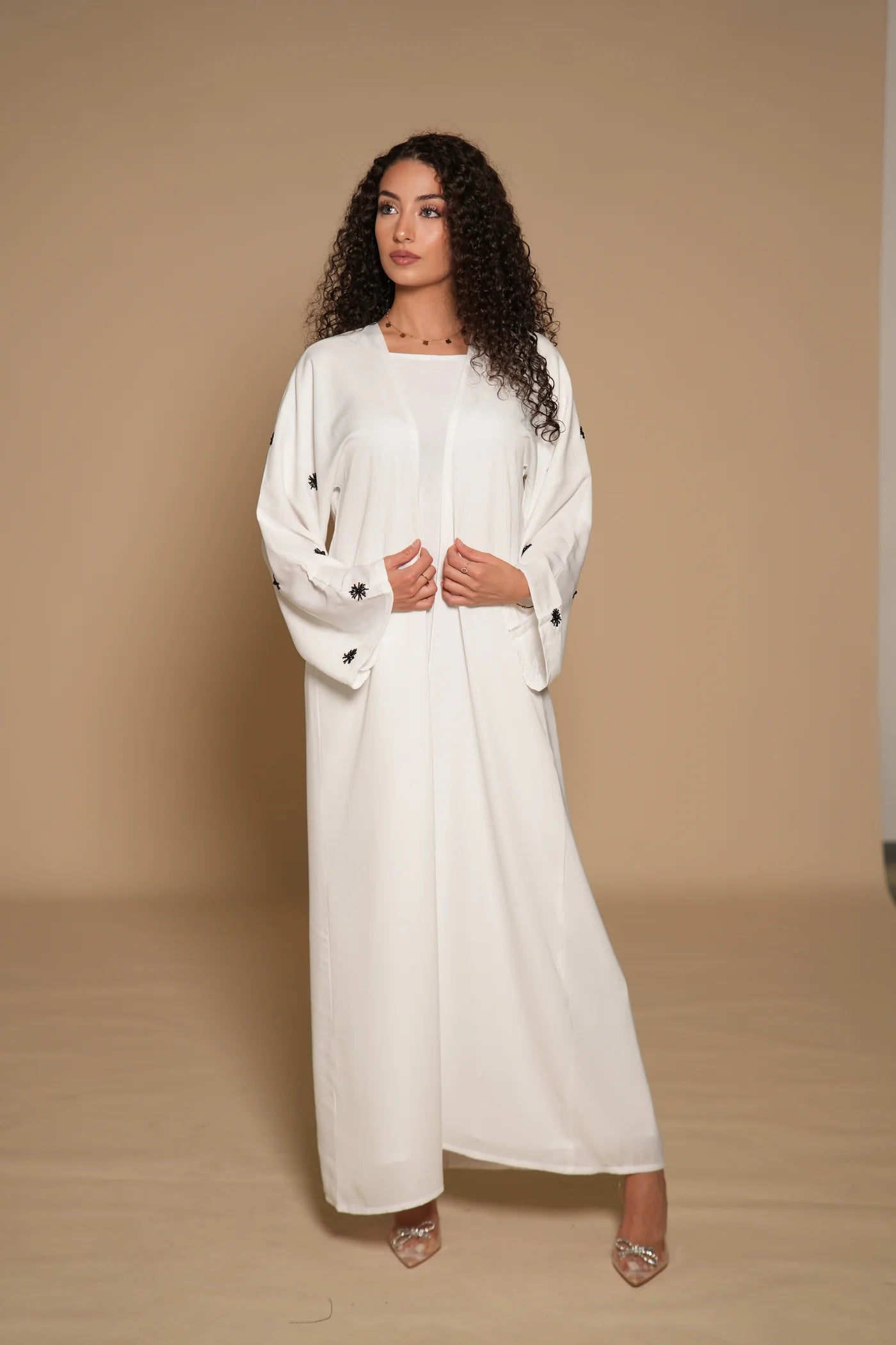 Star Daily Abaya - White