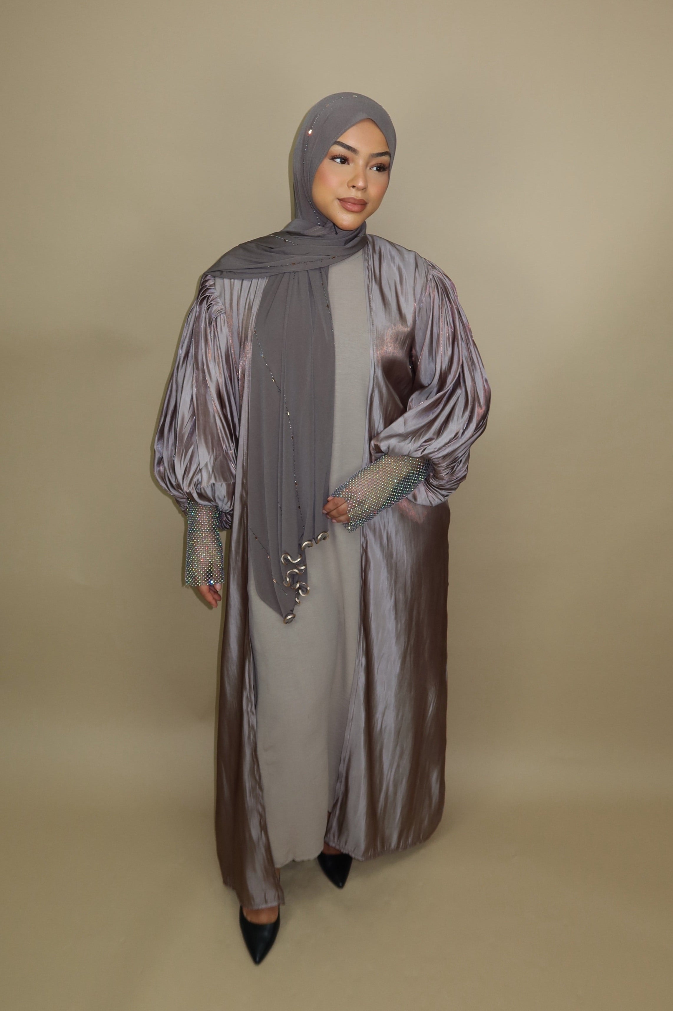 Emirate abaya - Mocca