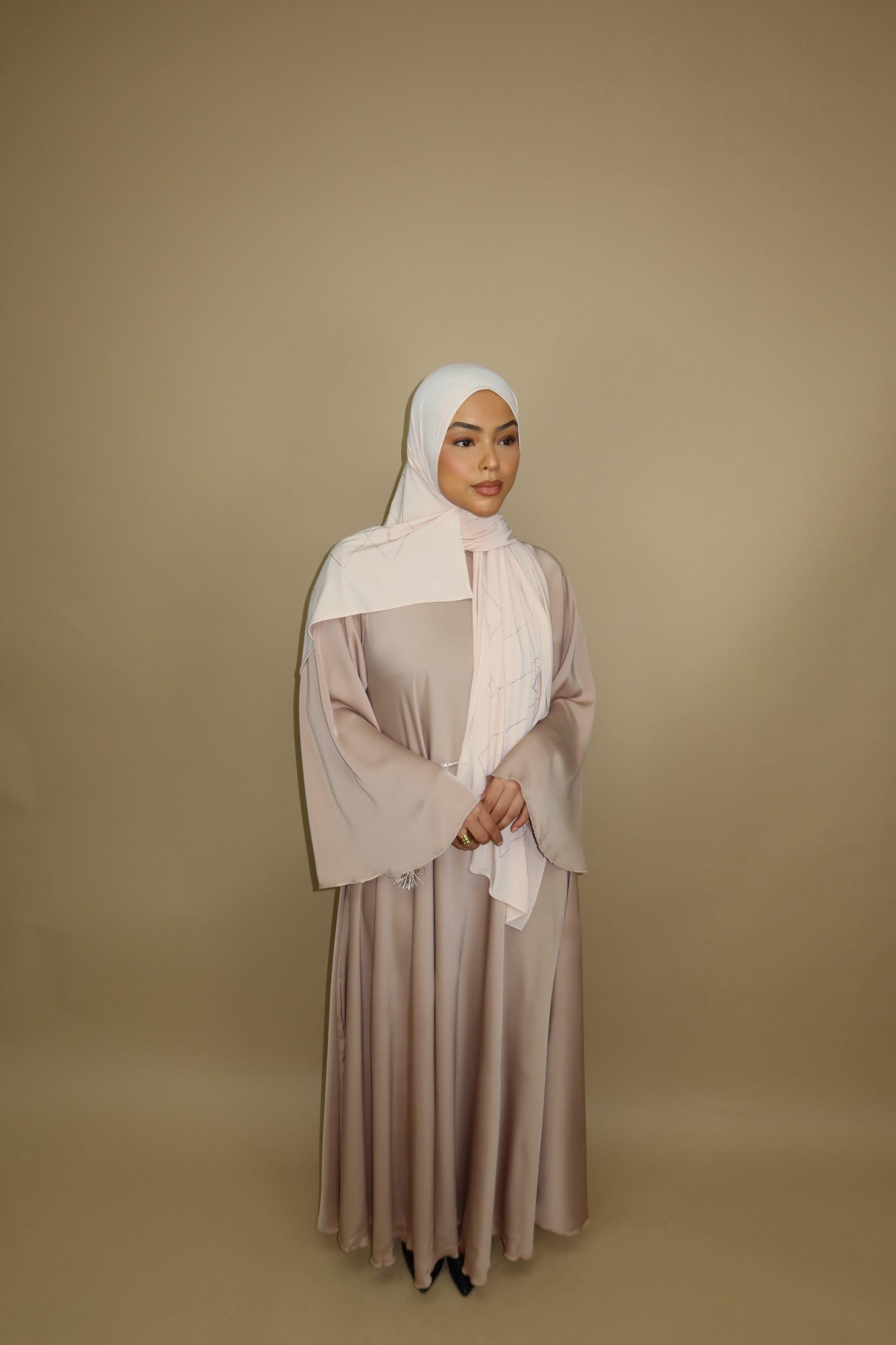 DXB Abaya - Goldenbeige