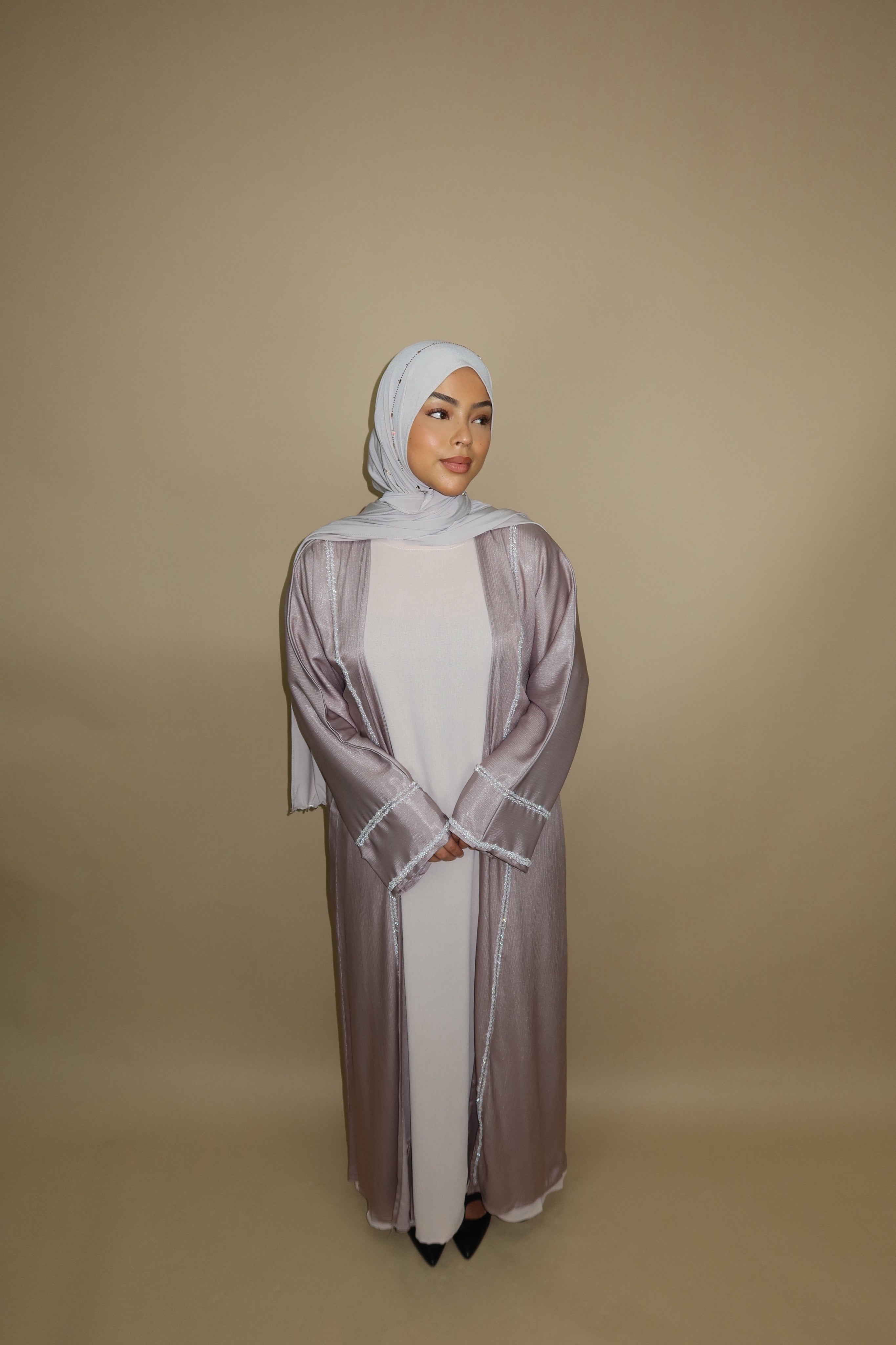 Brightstone shine Abaya -  Lavendel