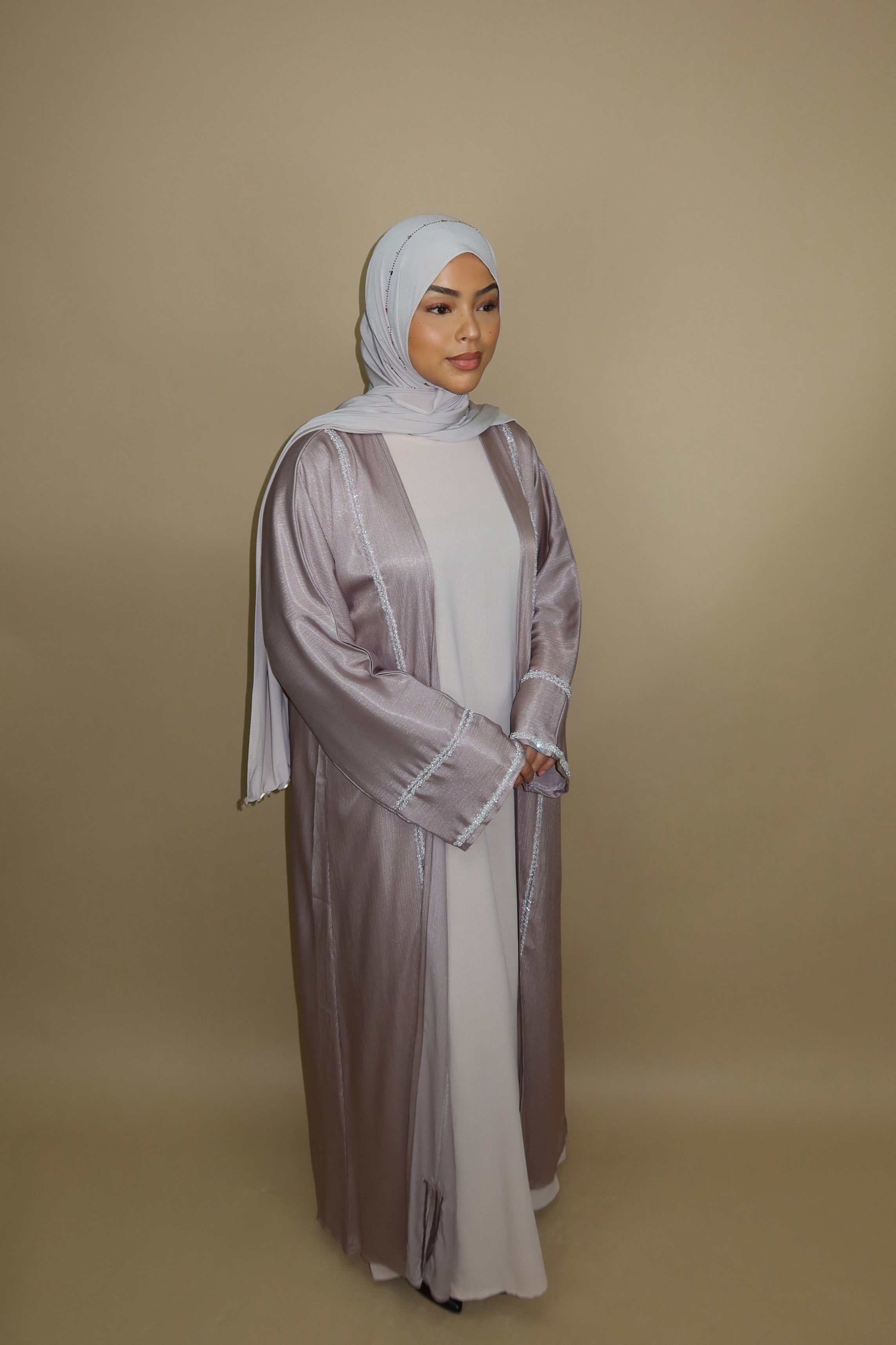Brightstone shine Abaya -  Lavendel