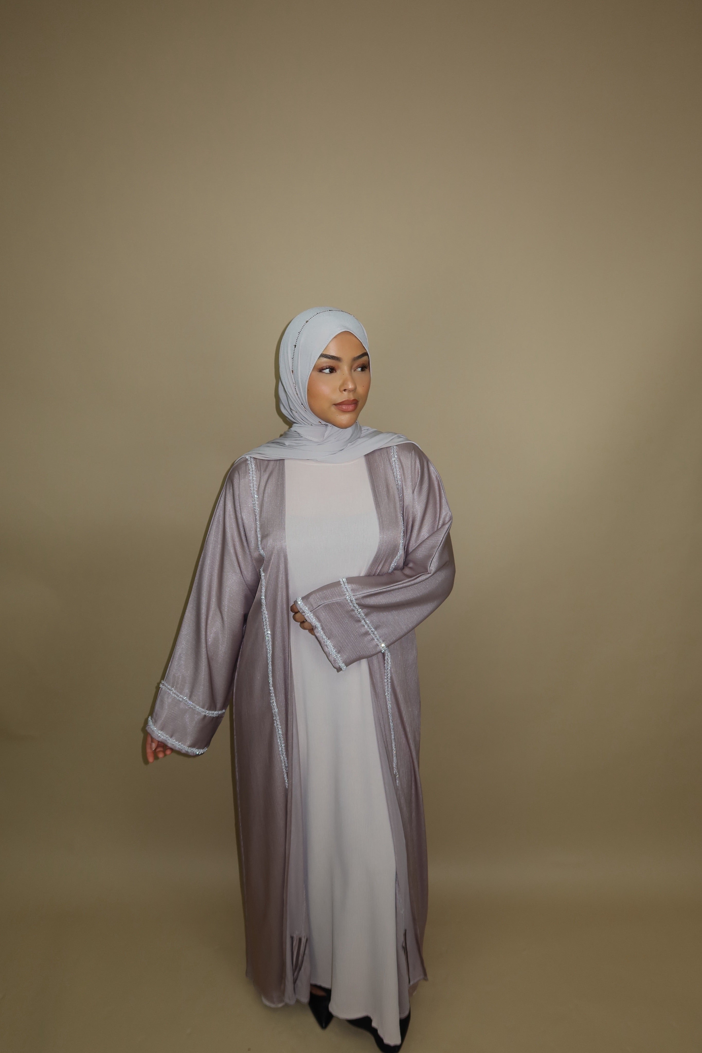 Brightstone shine Abaya -  Lavendel