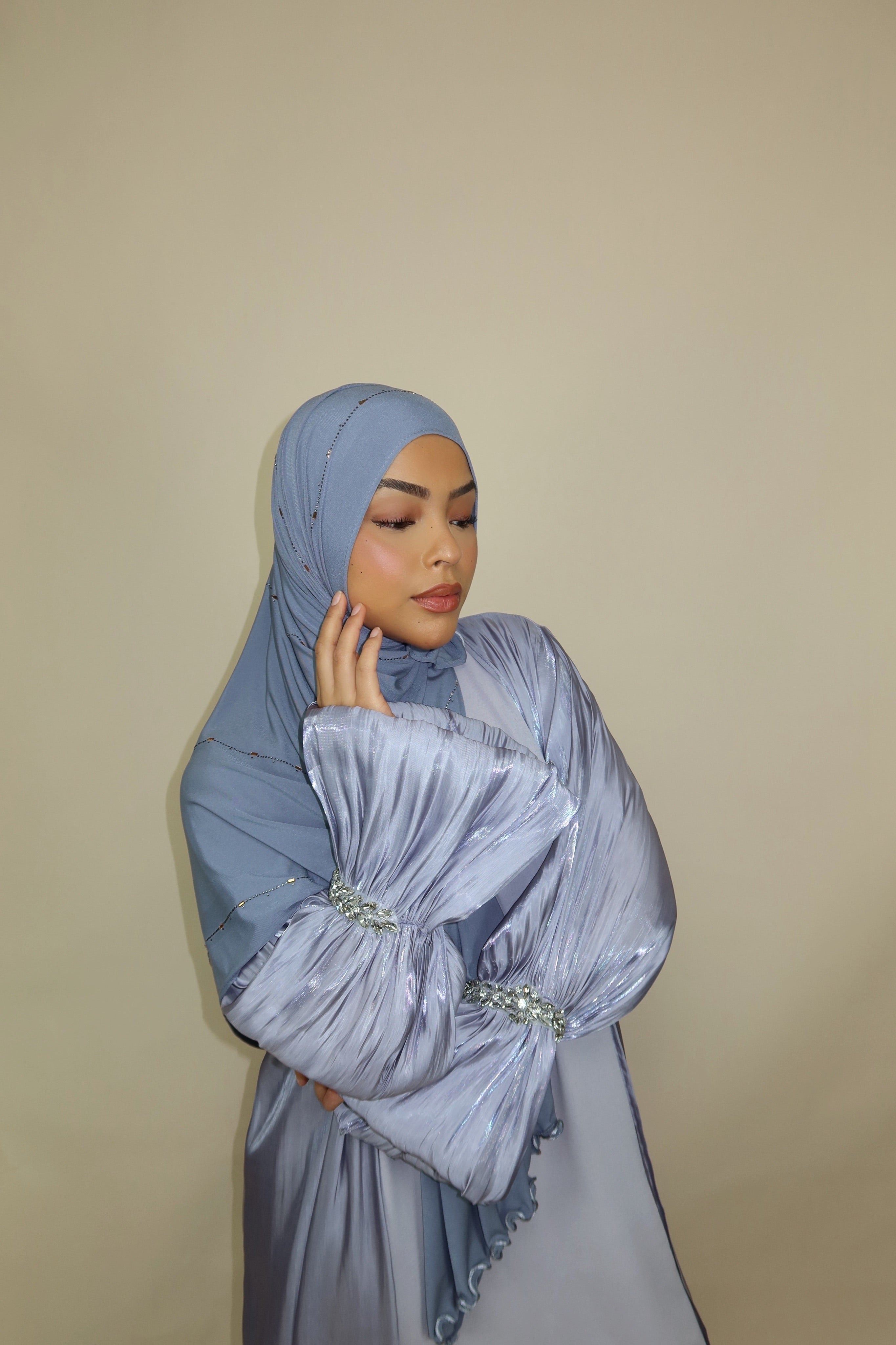 Emirate abaya - Grey