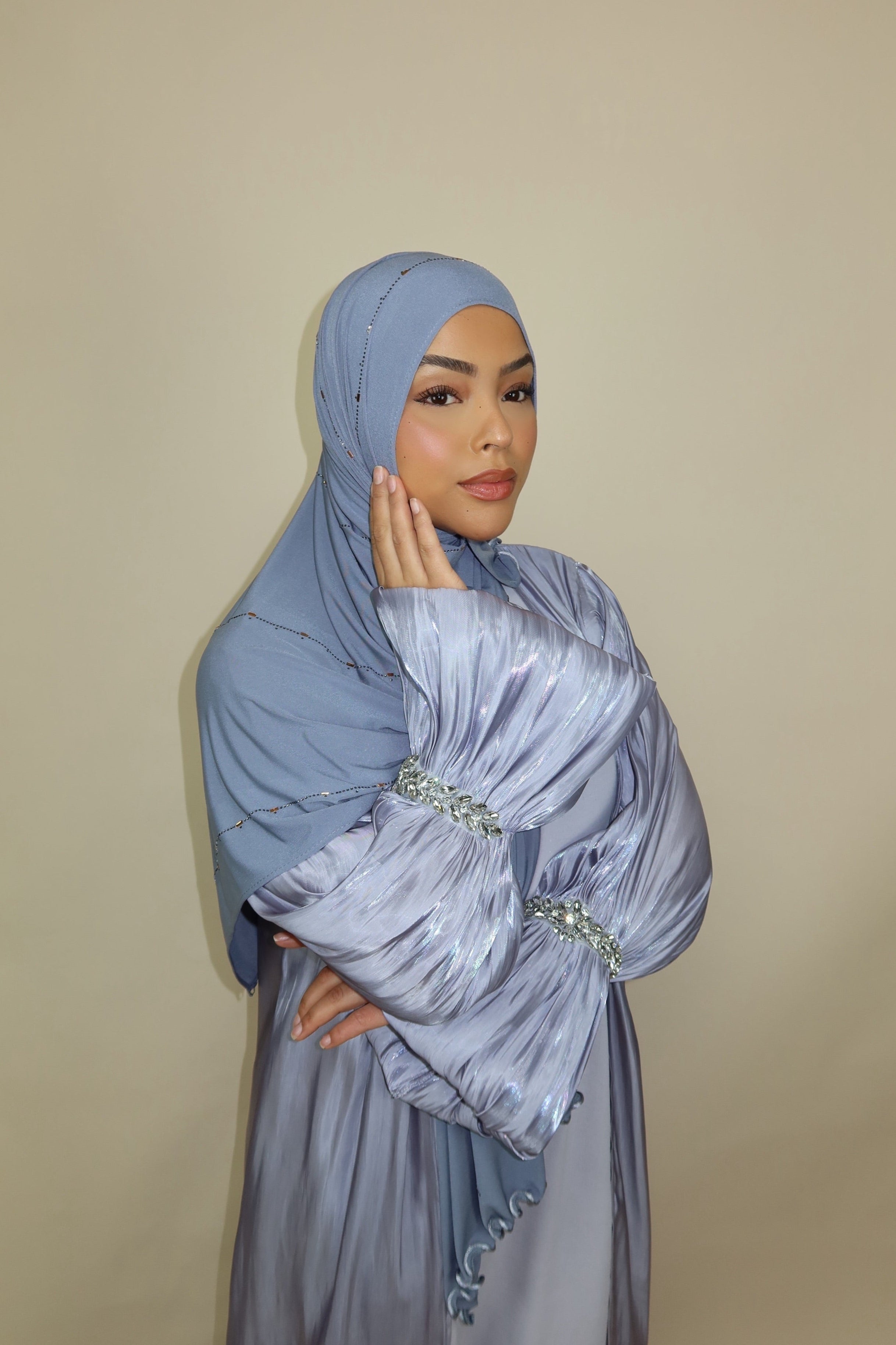 Emirate abaya - Grey