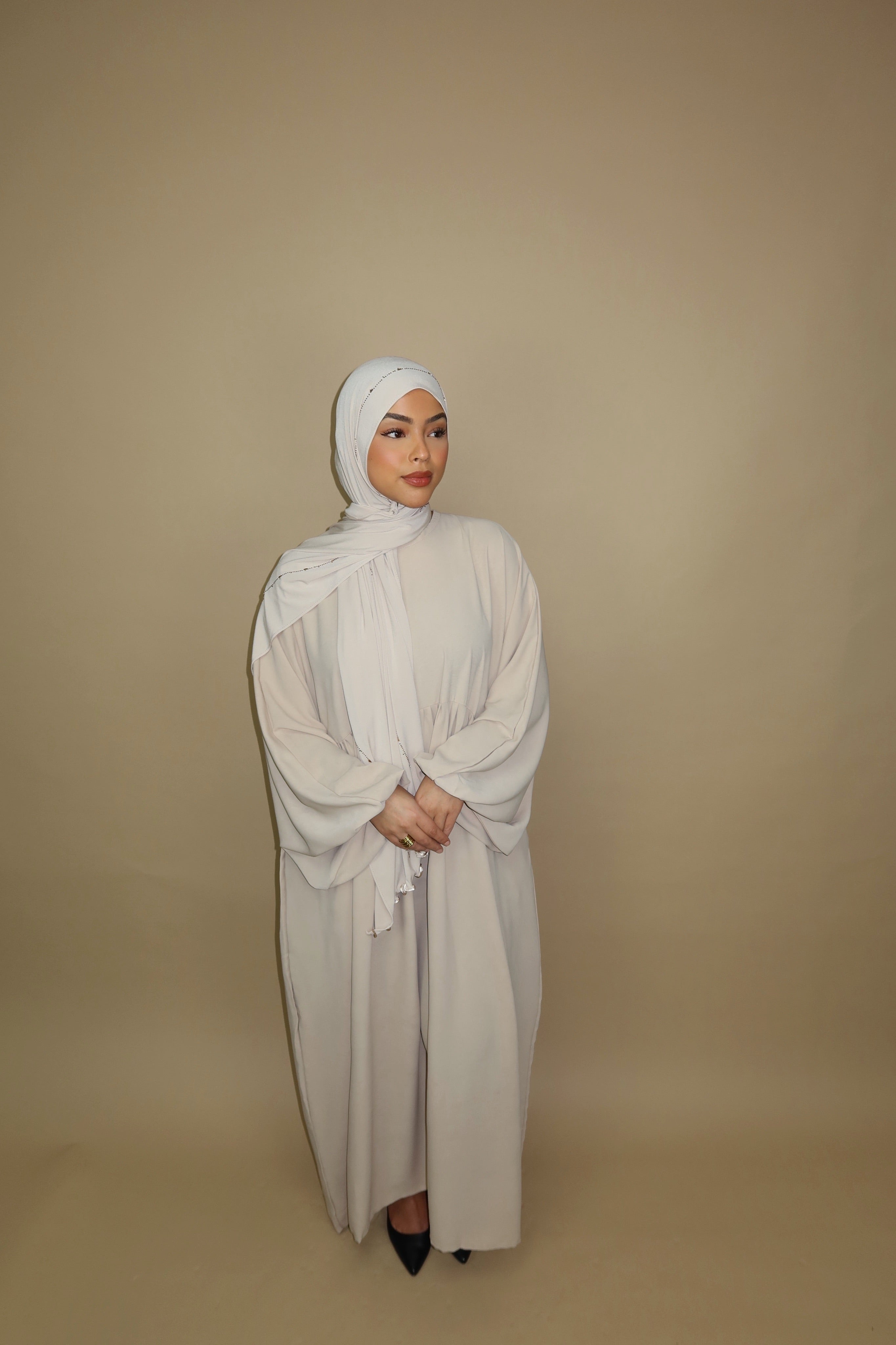 Balloon Abaya - Gold