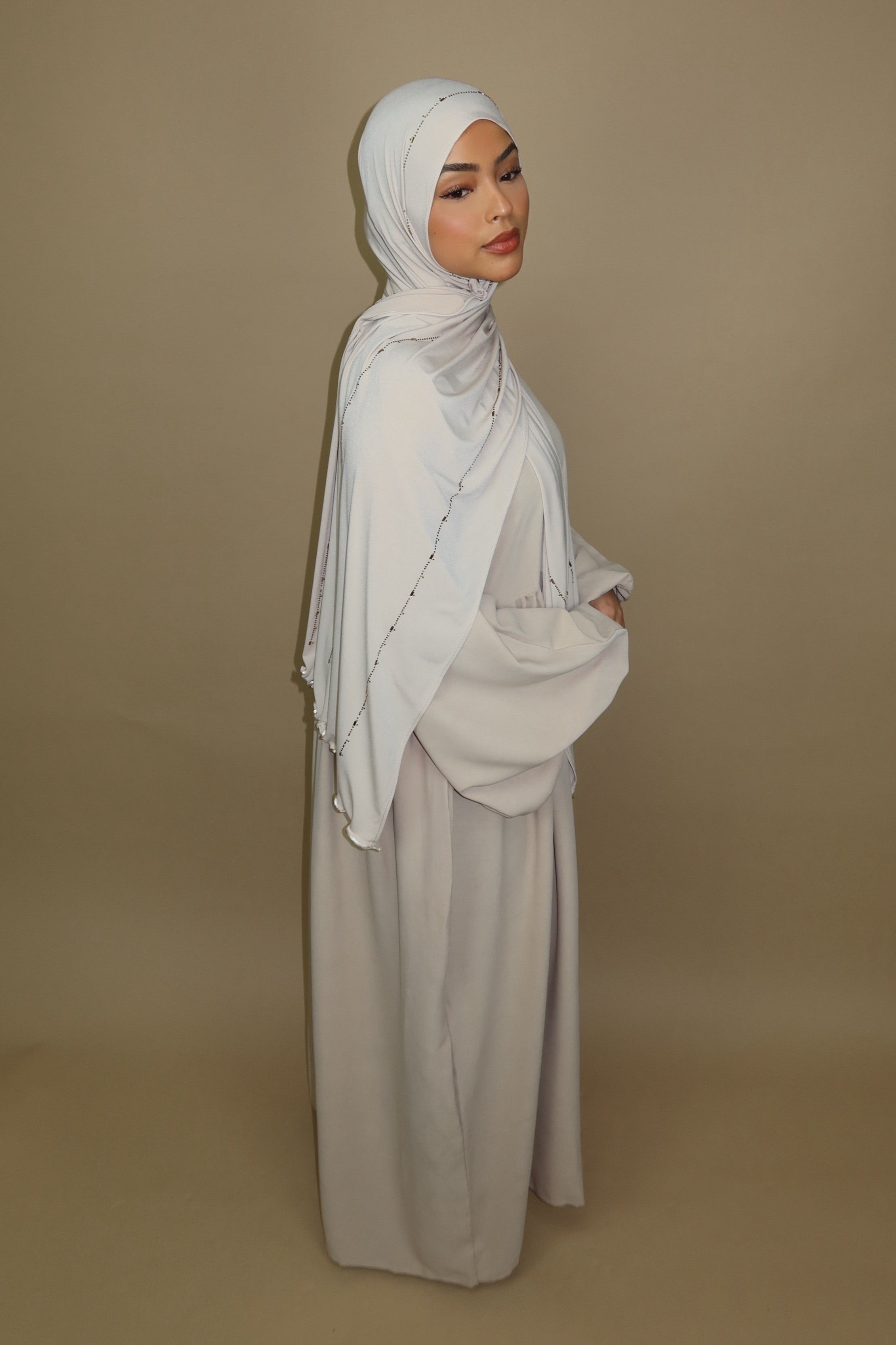 Balloon Abaya - Gold