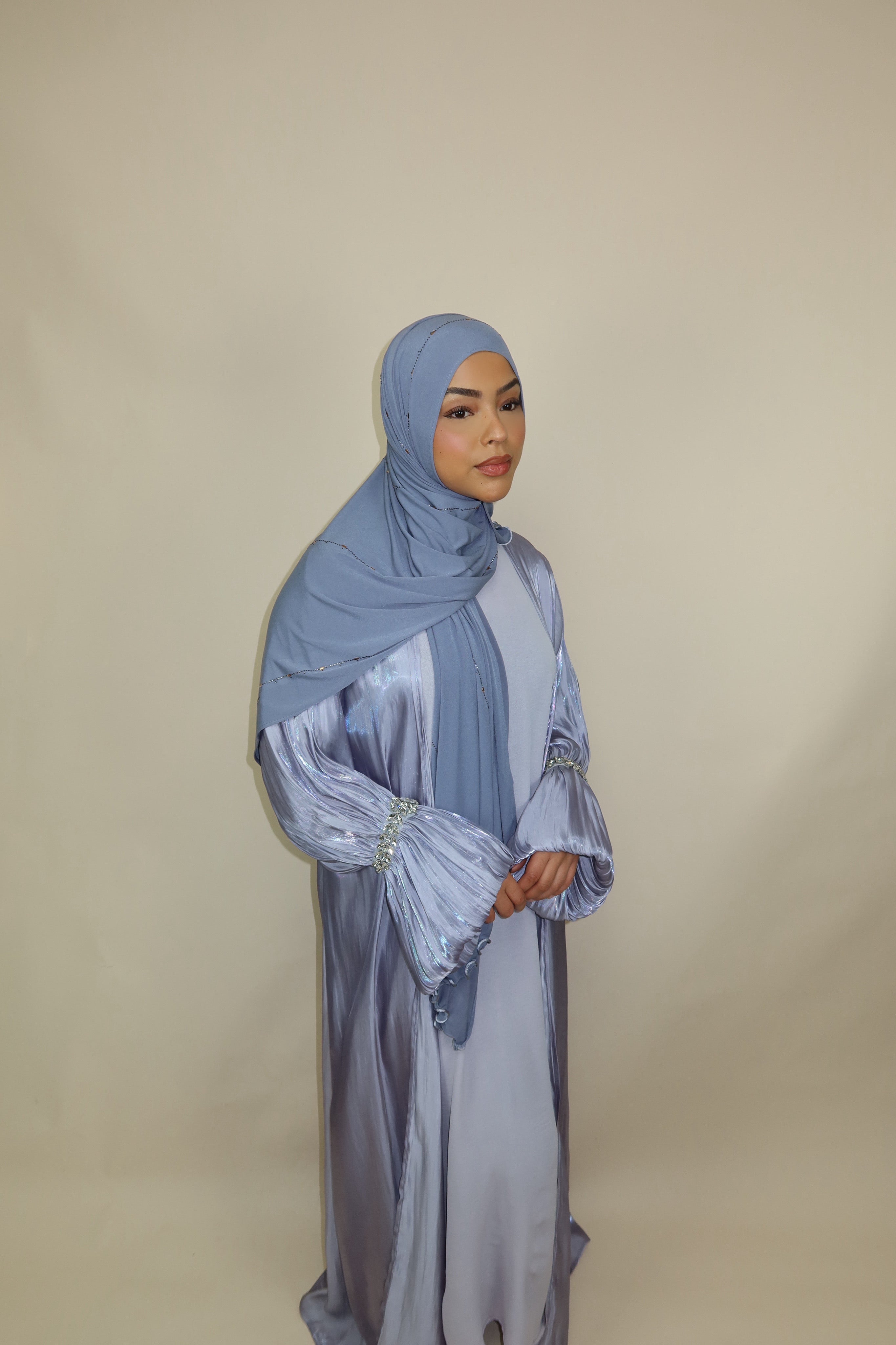 Emirate abaya - Grey