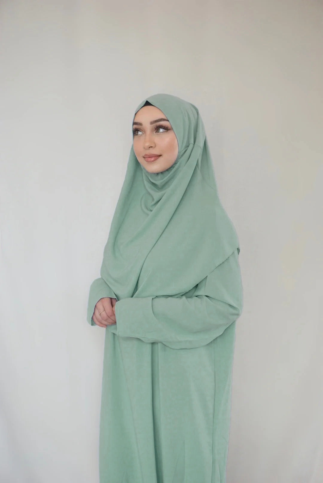 Prayer dress Medina Silk - Mint