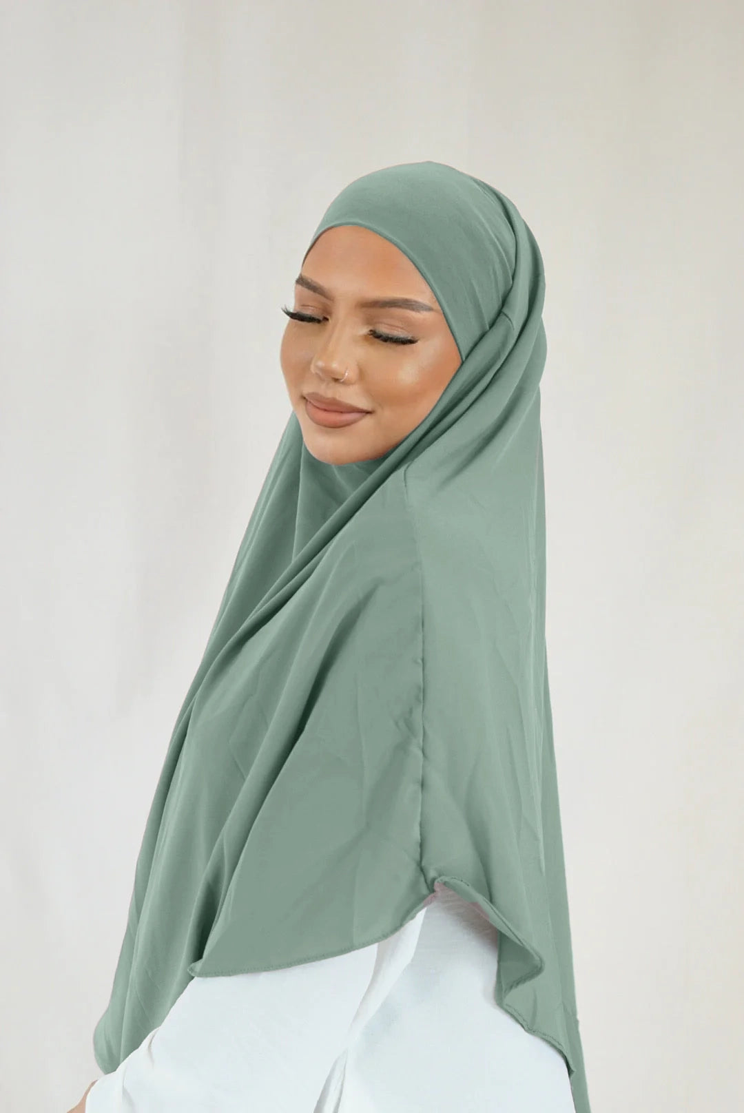 Short Khimar - Mint