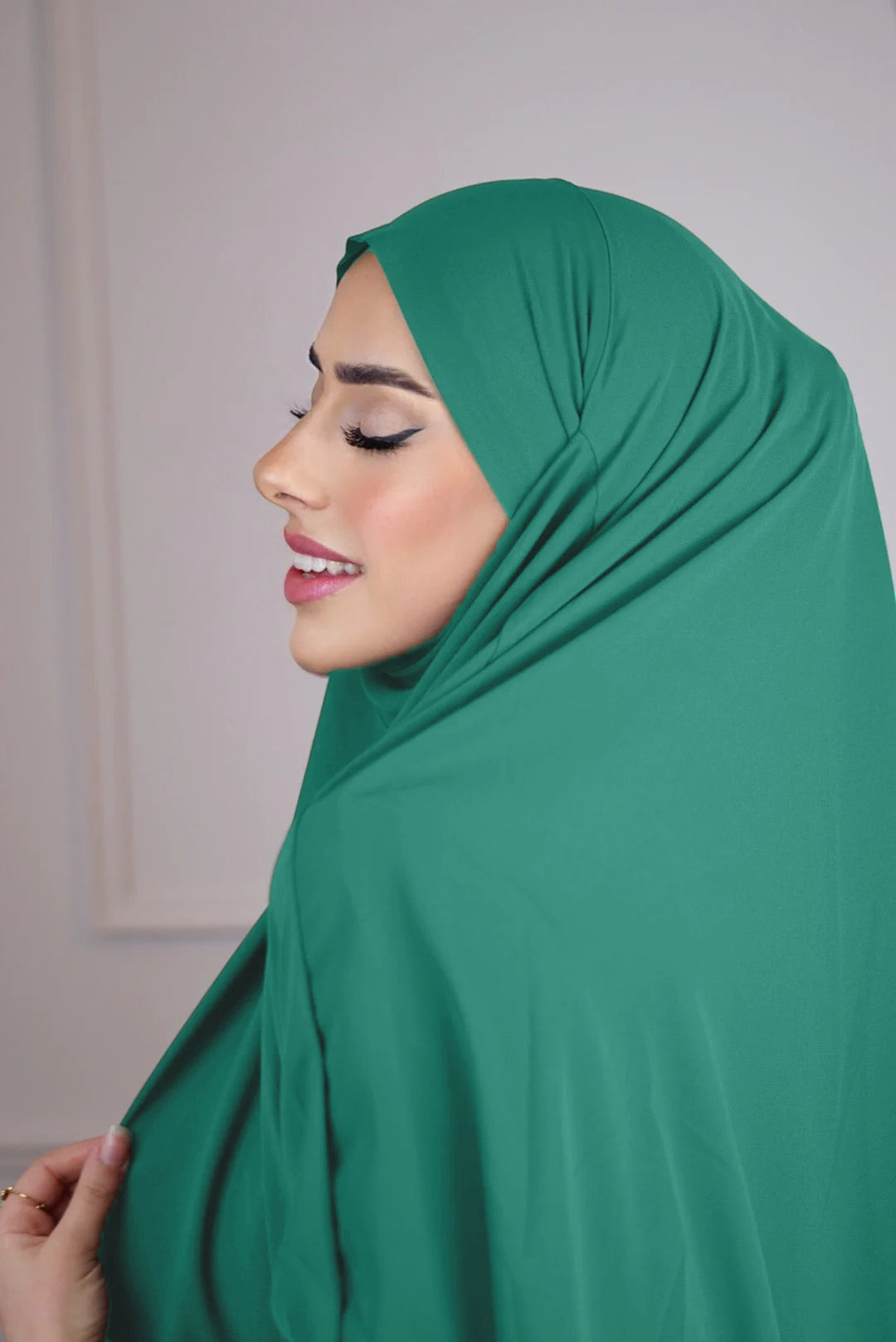 Khimar Medina Silk - Dark mint