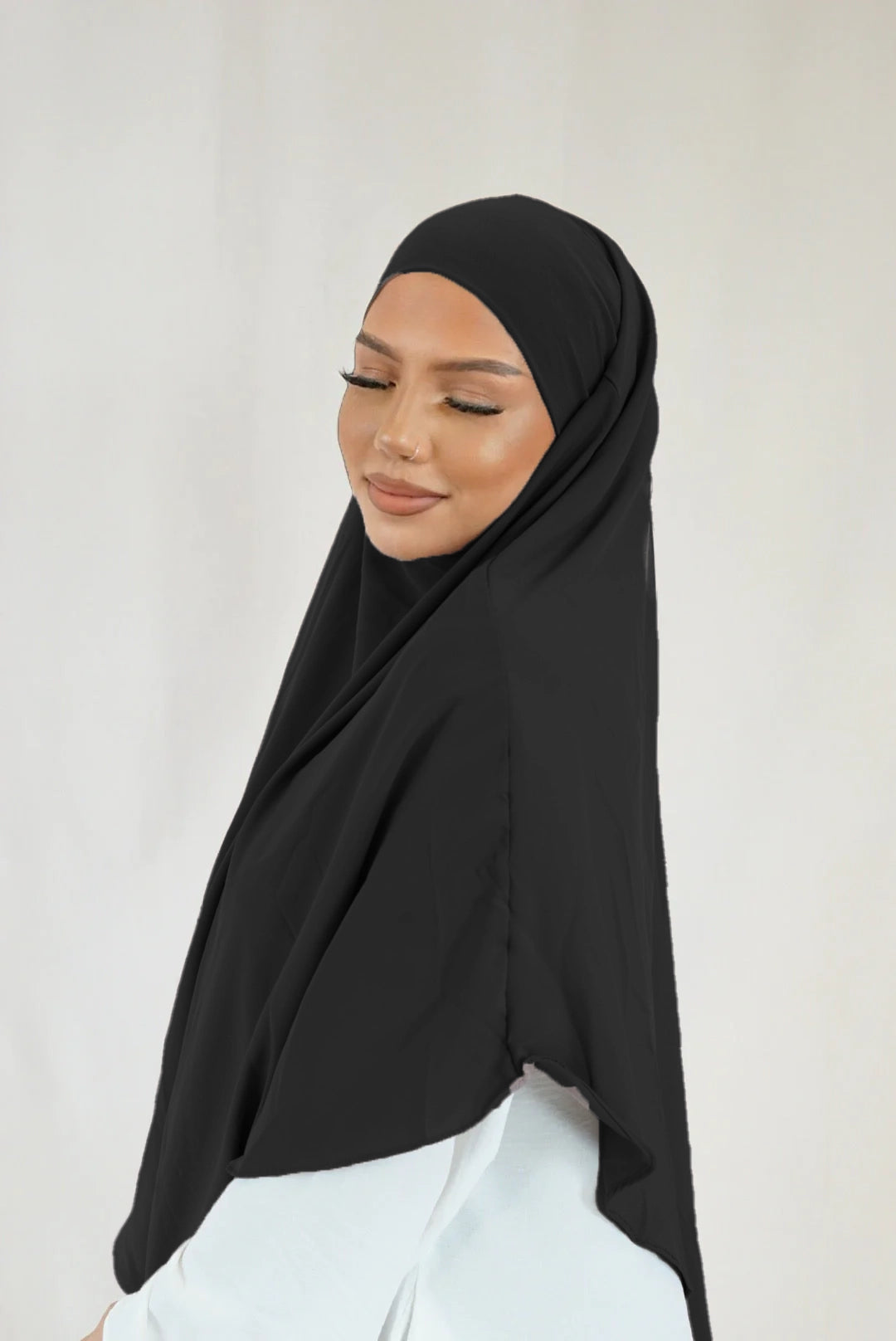 Short Khimar - Black