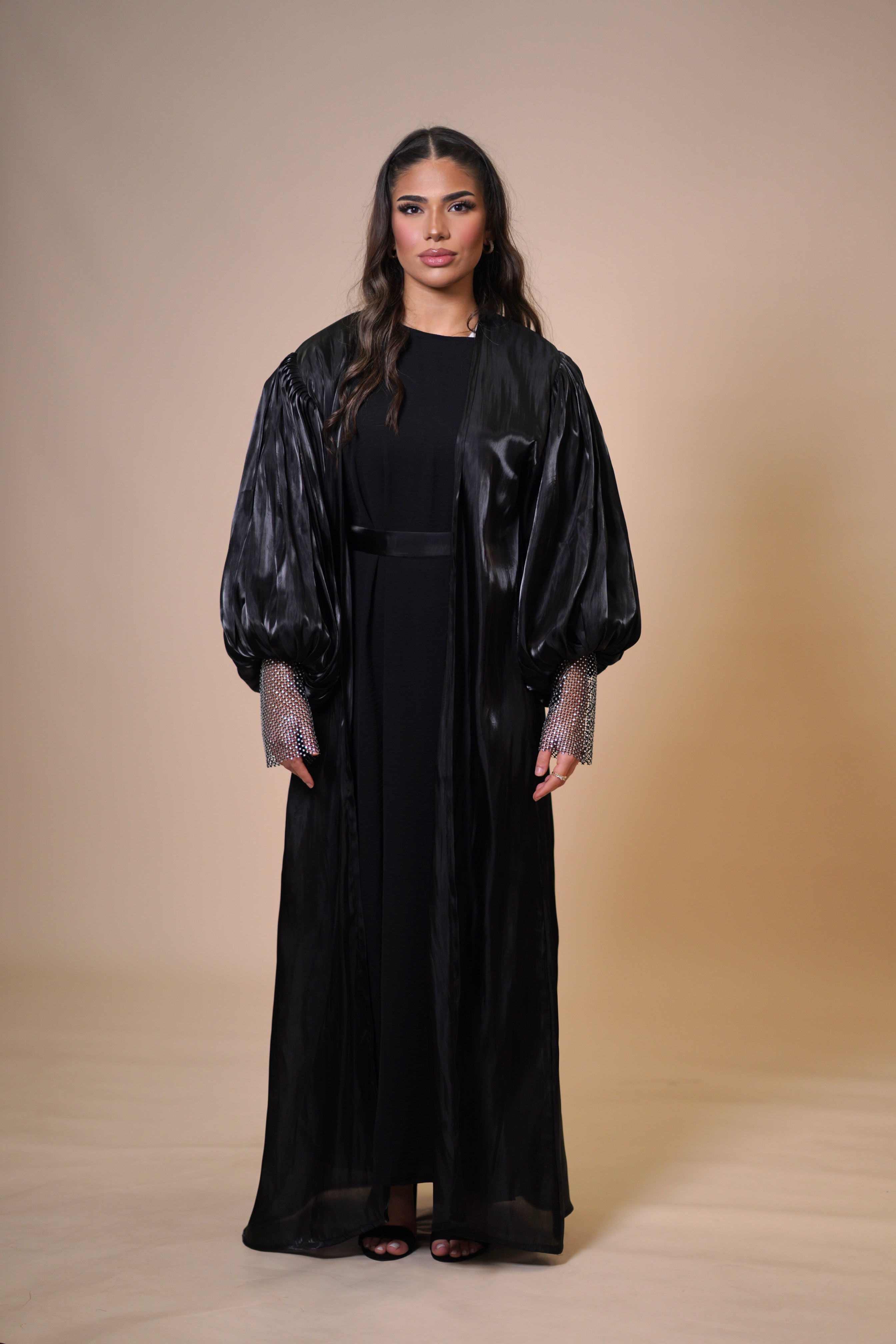 Emirate abaya - black