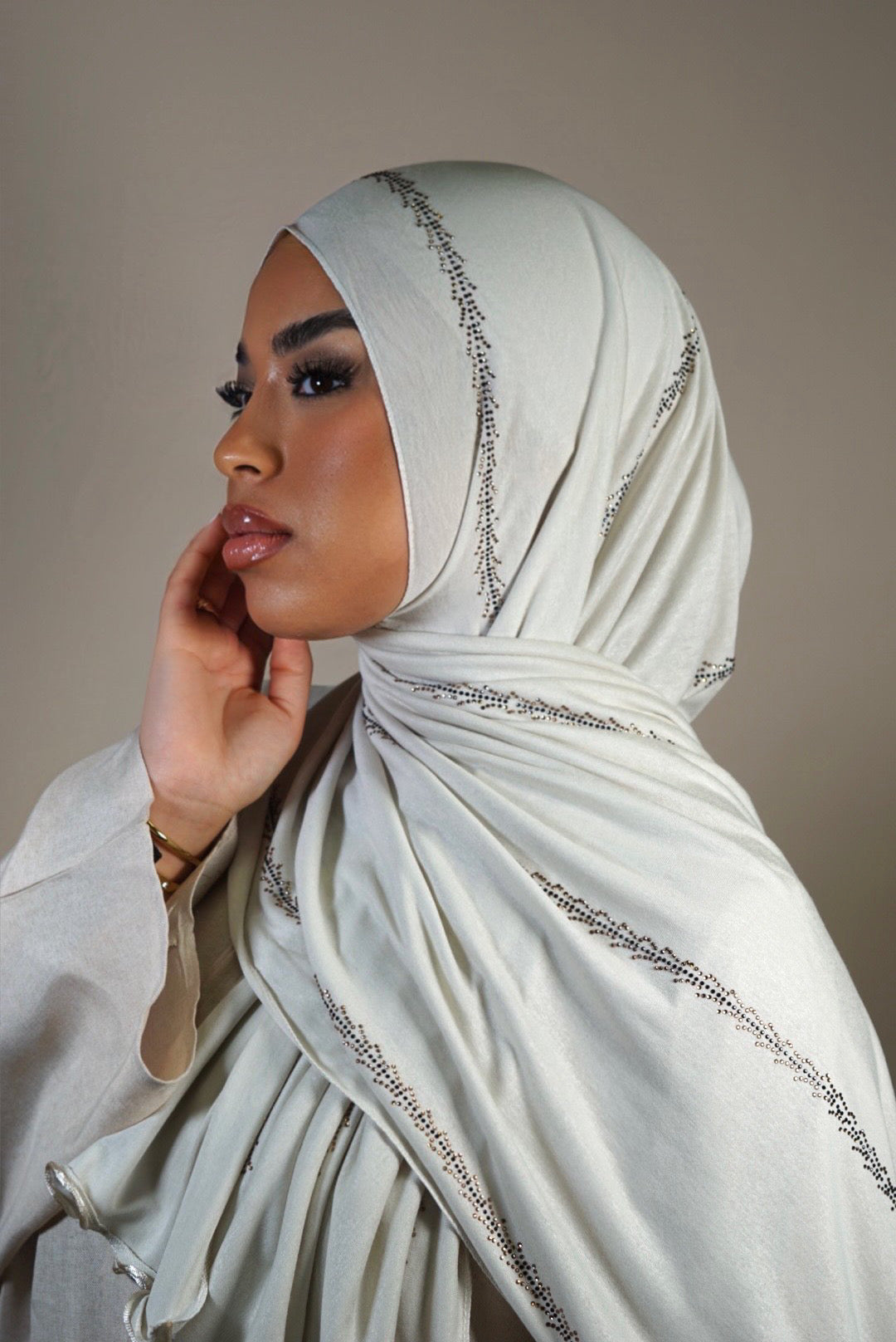 Diamond jersey 1 - ashy beige