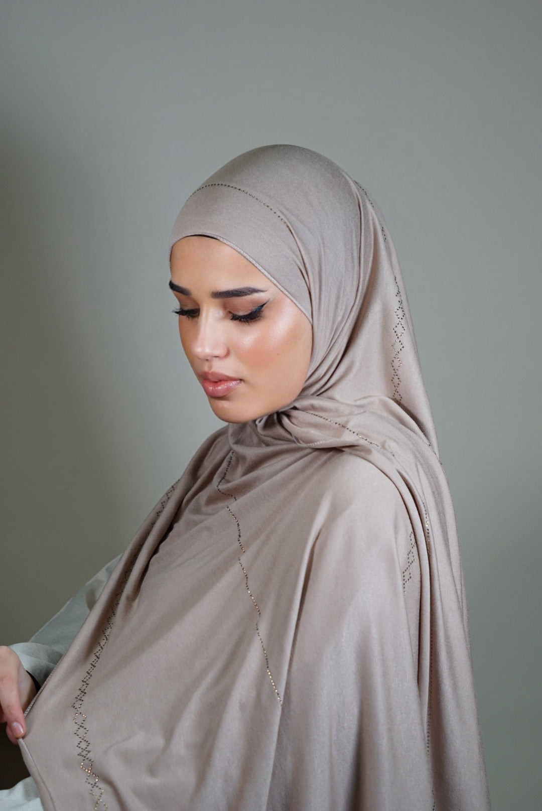 Diamond Jersey 3 - dark beige