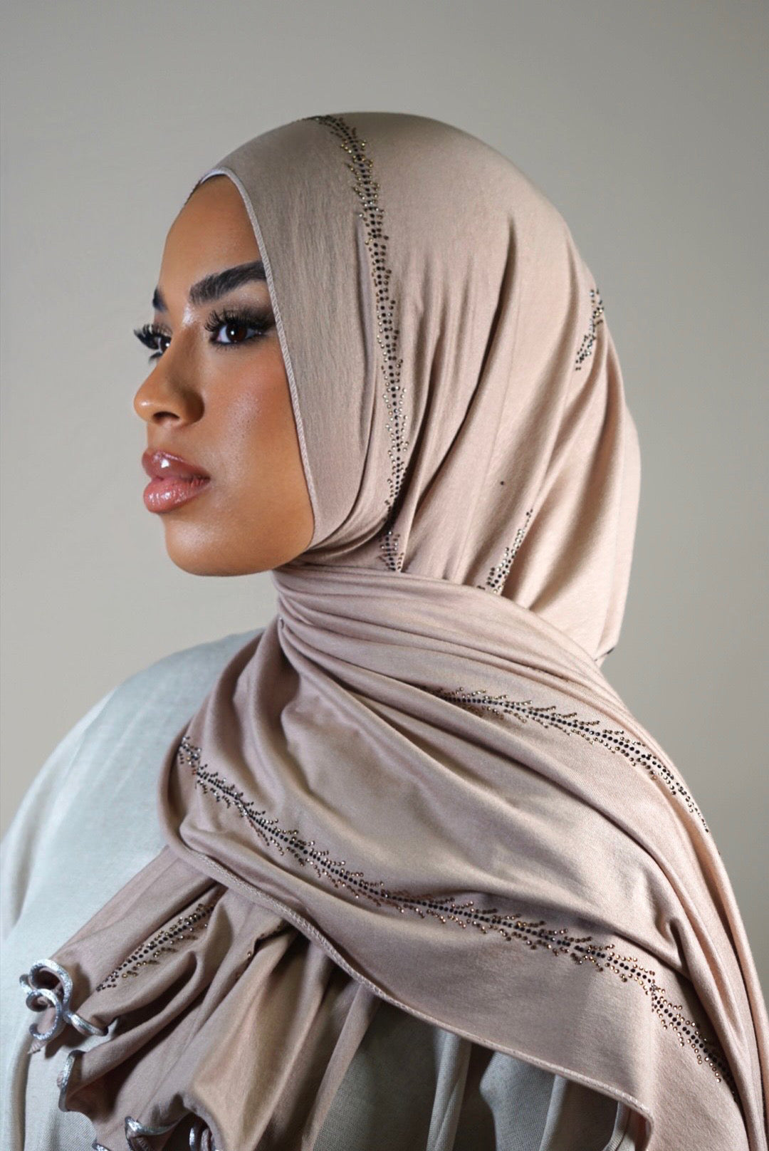 Diamond jersey 1 - taupe