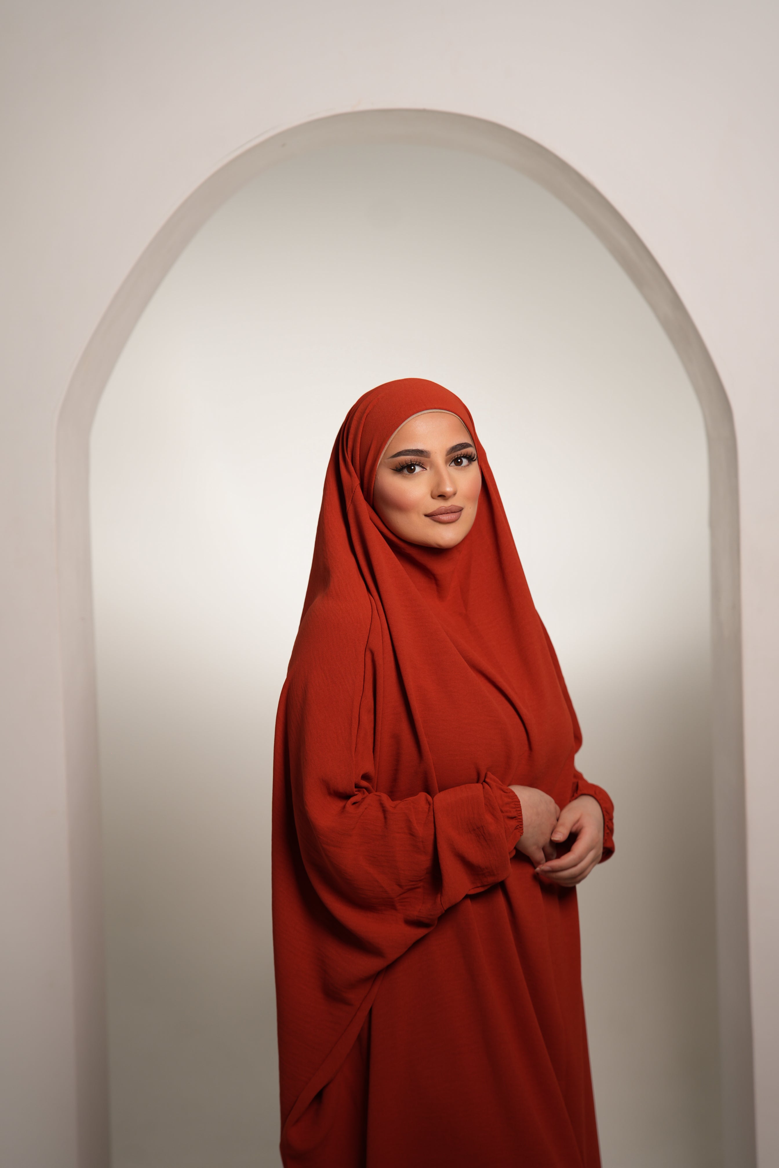 Jazz Jilbab - red