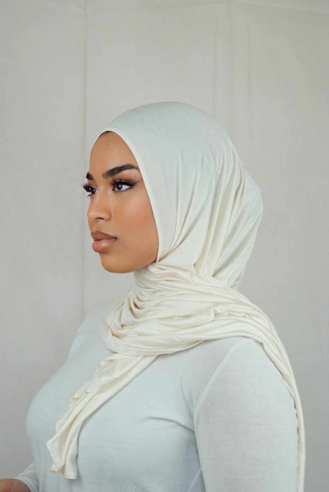 Jersey to go - cream white