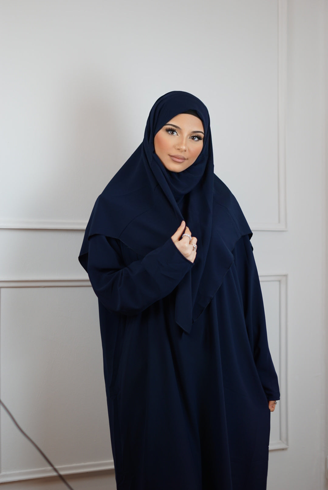 Medina Silk prayer dress - Royal Blue