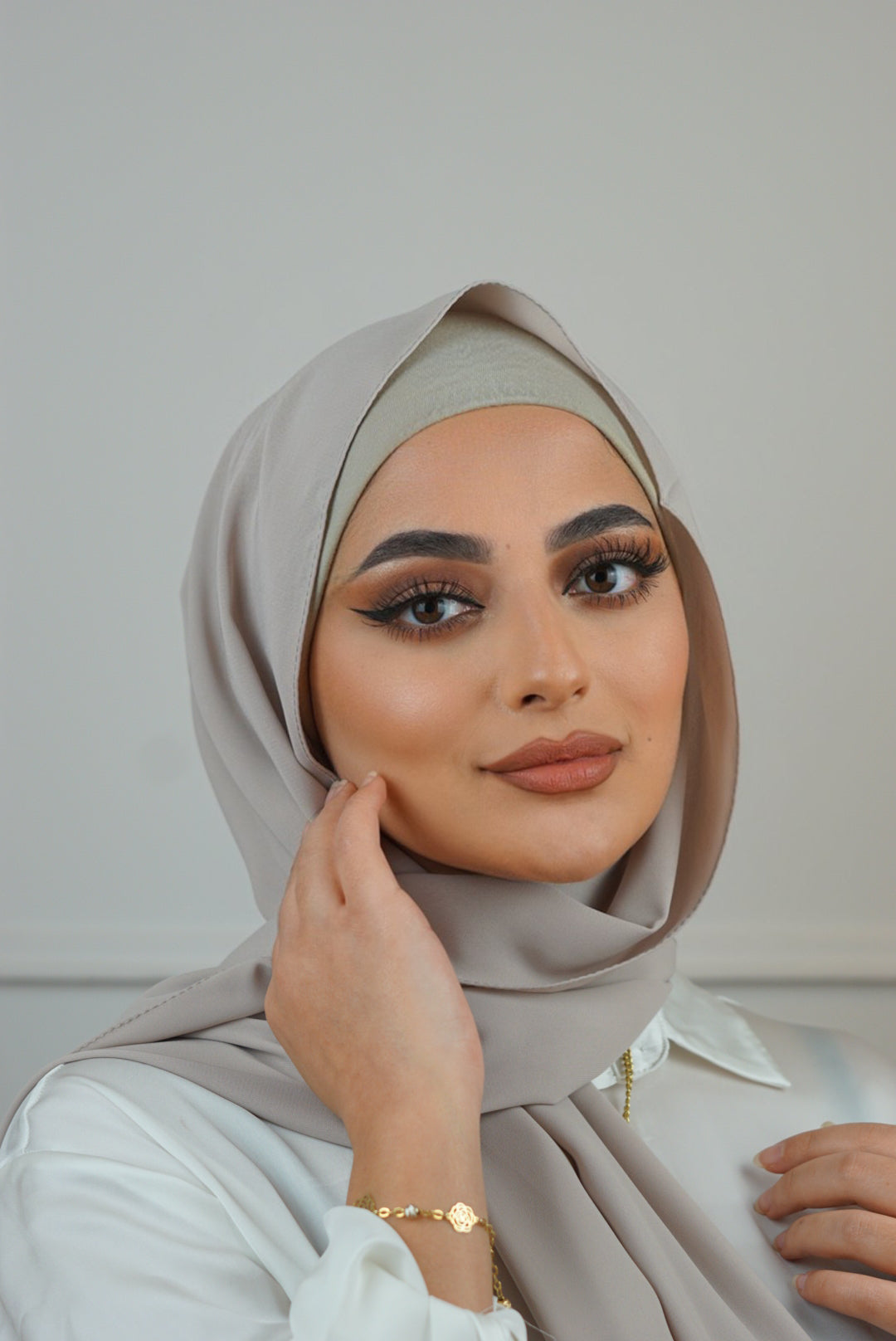Medina Silk - Grey-beige